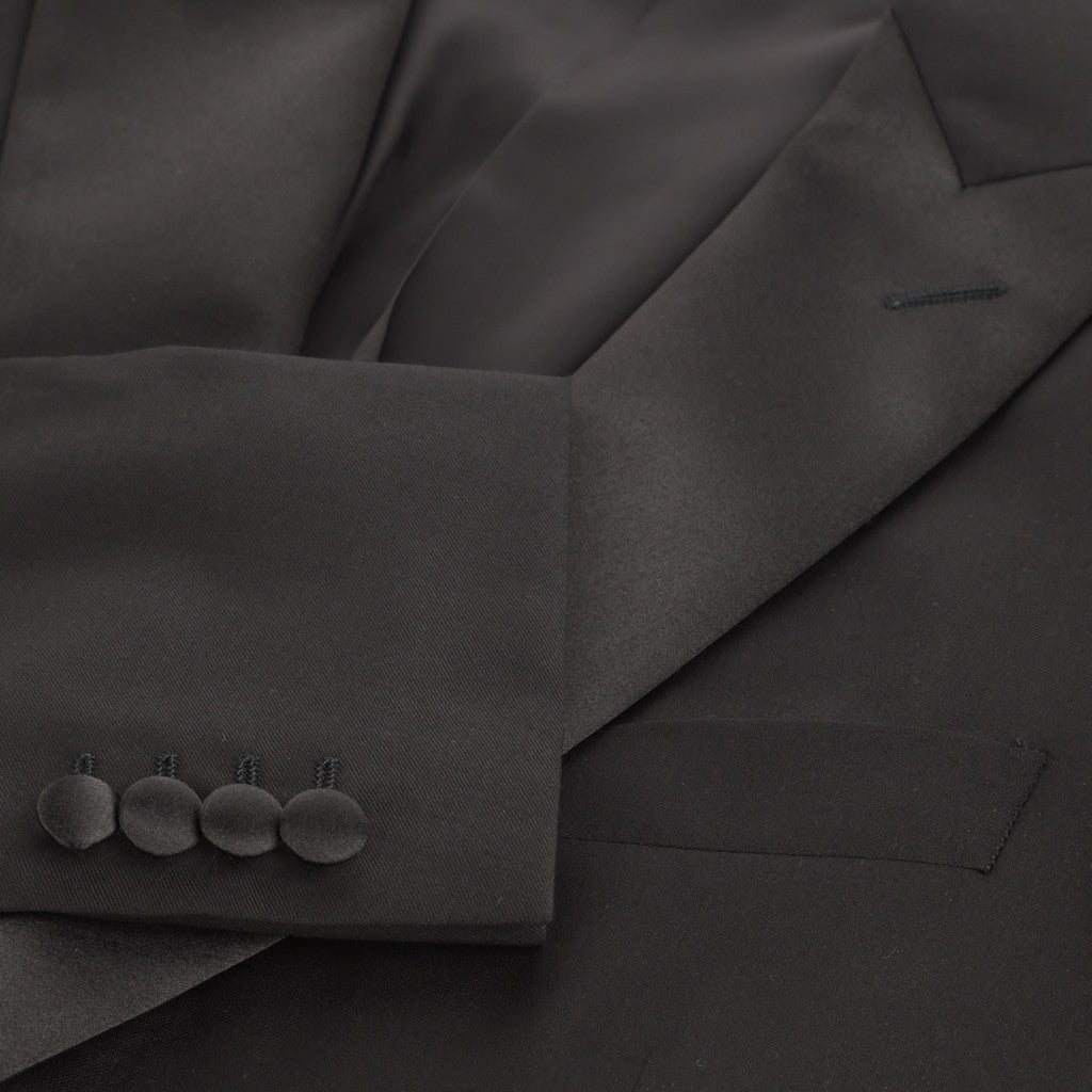 CORNELIANI Twill Leader Event Suit BLACK REG - Henry Bucks