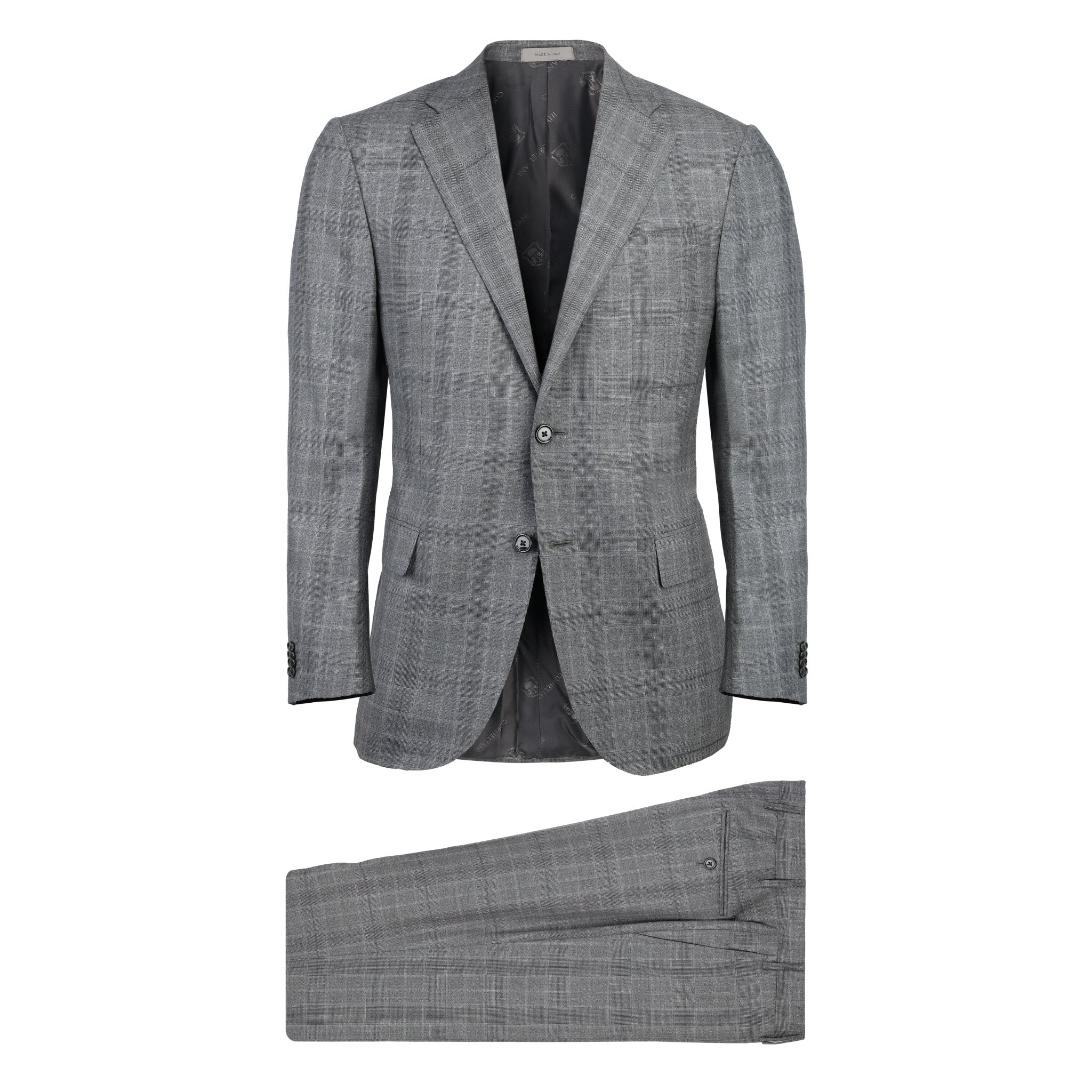 CORNELIANI Twill Leader Suit MID GREY - Henry BucksSuits60AW240005 - MGRY - 46