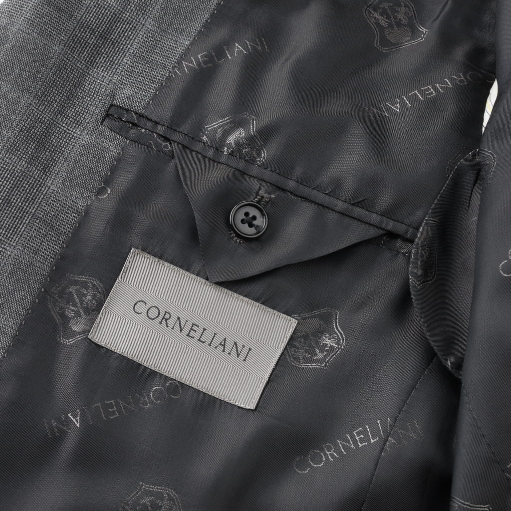 CORNELIANI Twill Leader Suit MID GREY - Henry BucksSuits60AW240005 - MGRY - 46