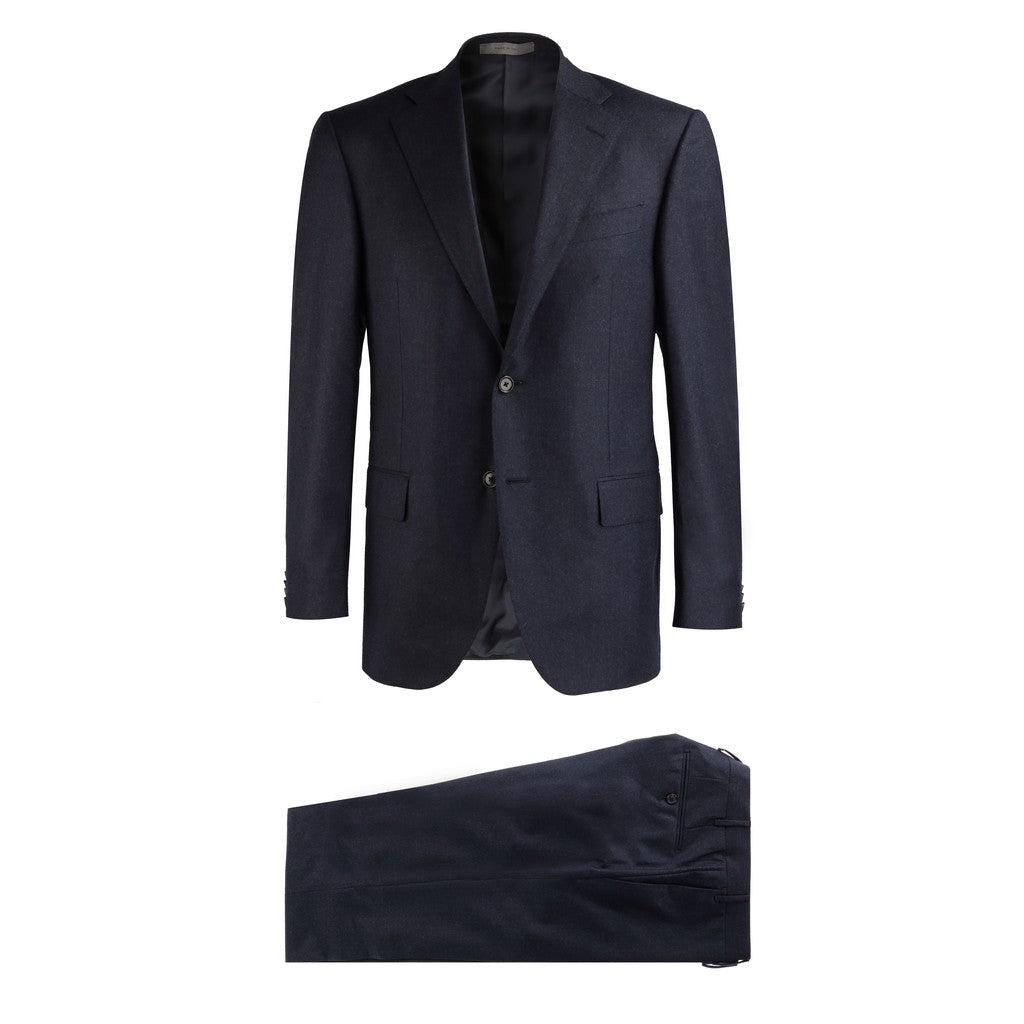 CORNELIANI Twill Leader Suit NAVY REG - Henry Bucks