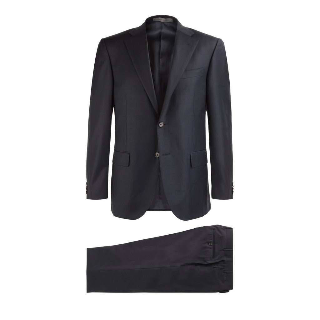 CORNELIANI Twill Leader Suit NAVY REG - Henry Bucks
