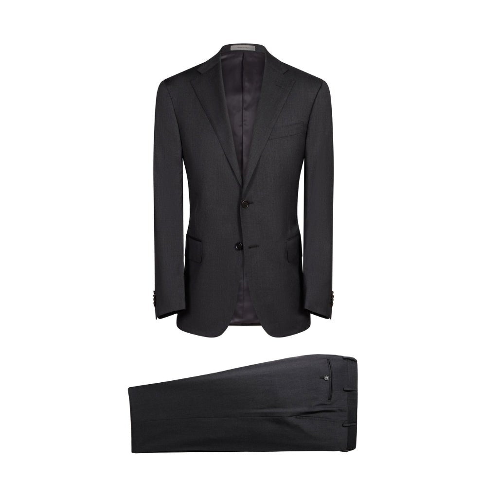 CORNELIANI Unito Wool Suit CHARCOAL REG - Henry Bucks