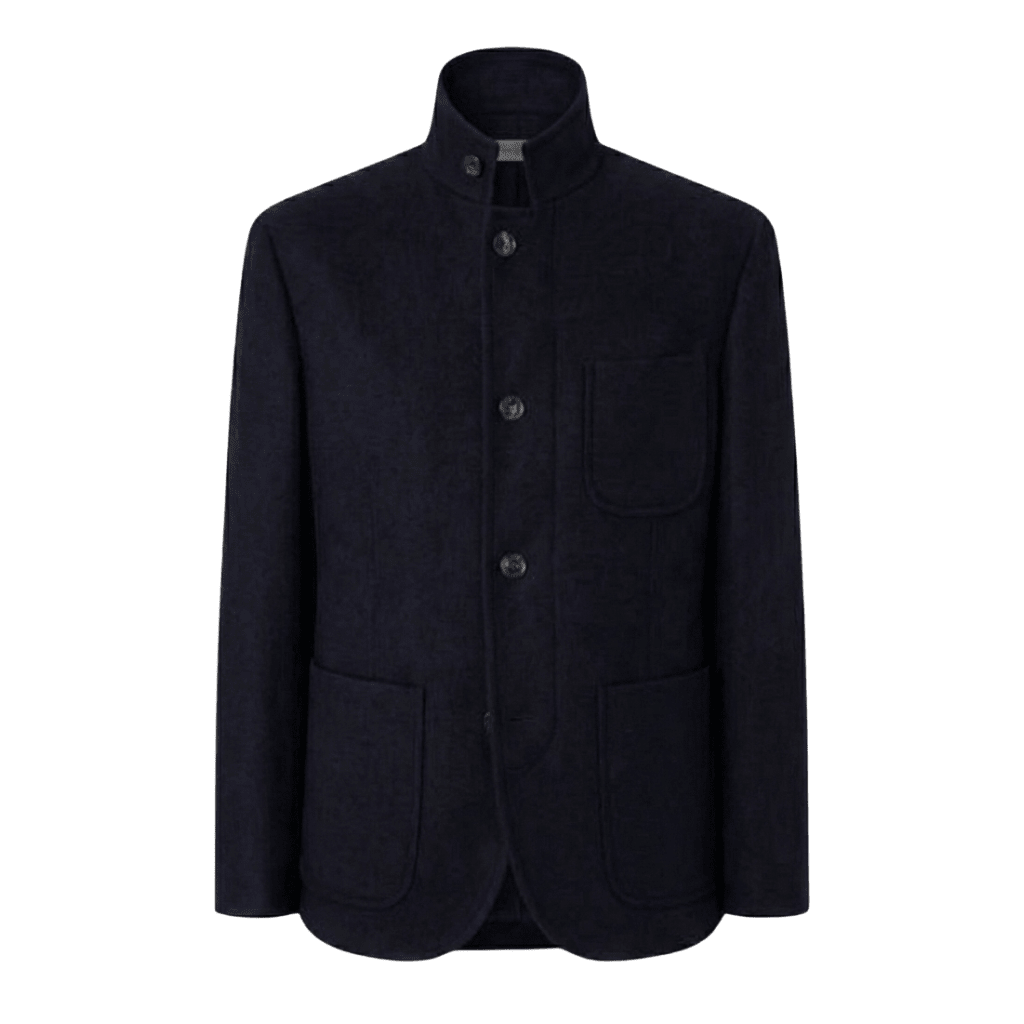 CORNELIANI Virgin Wool Jacket NAVY - Henry Bucks