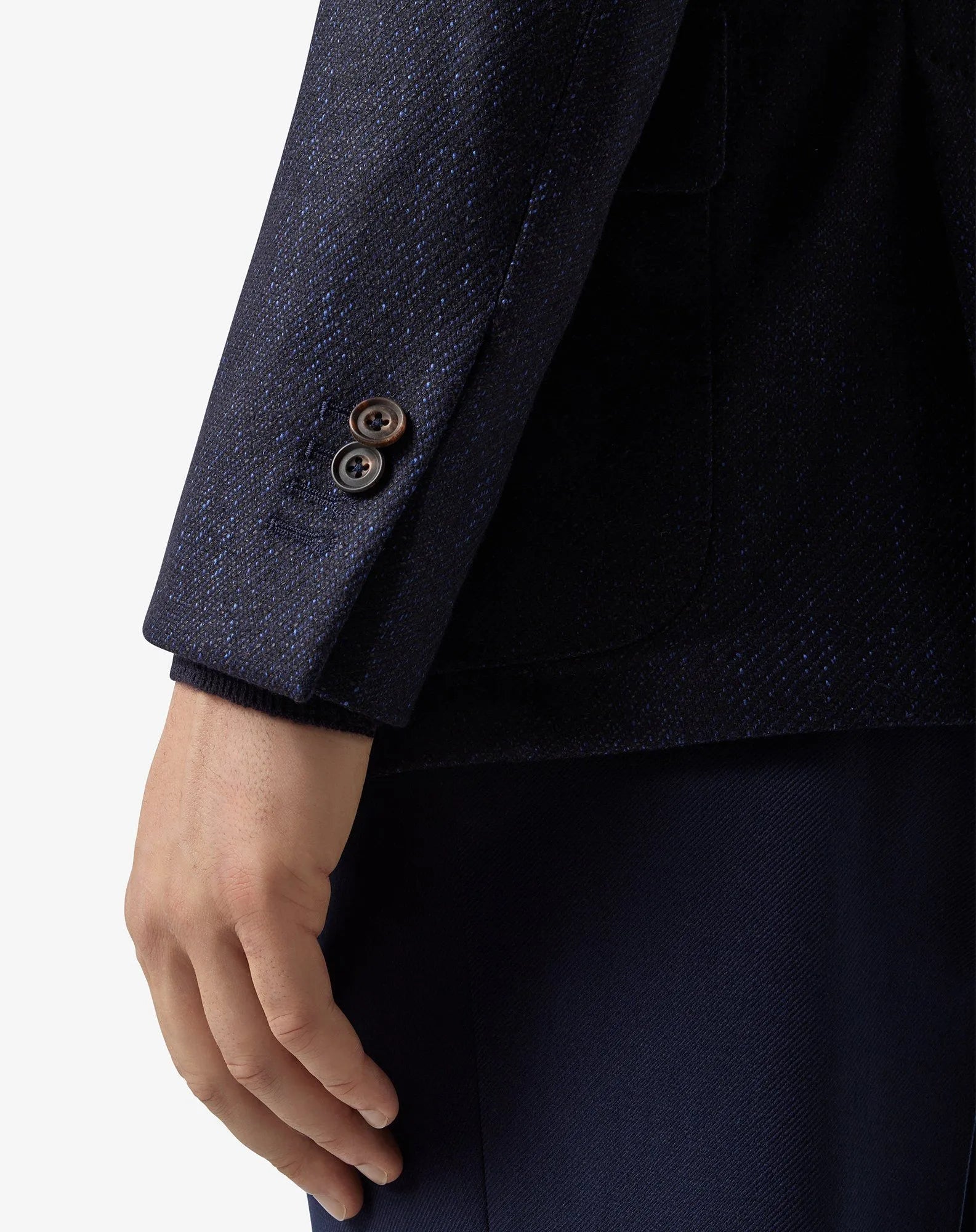 CORNELIANI Virgin Wool Jacket NAVY - Henry Bucks