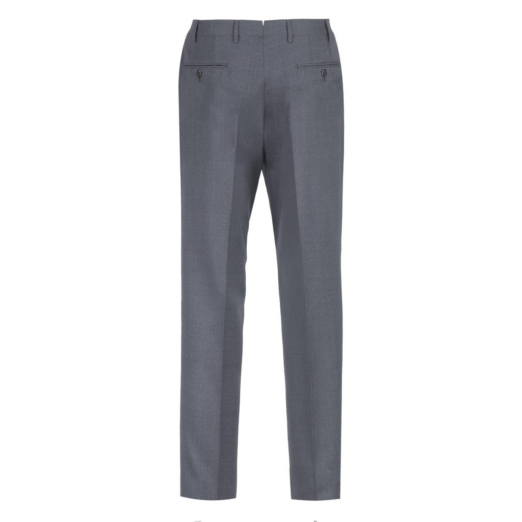 CORNELIANI Virgin Wool Trouser CHARCOAL - Henry Bucks