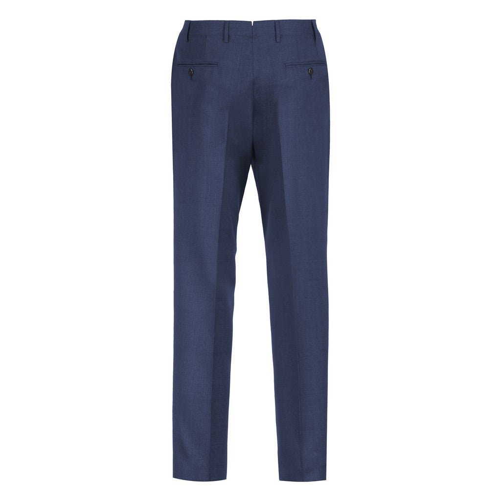 CORNELIANI Virgin Wool Trouser NAVY - Henry Bucks