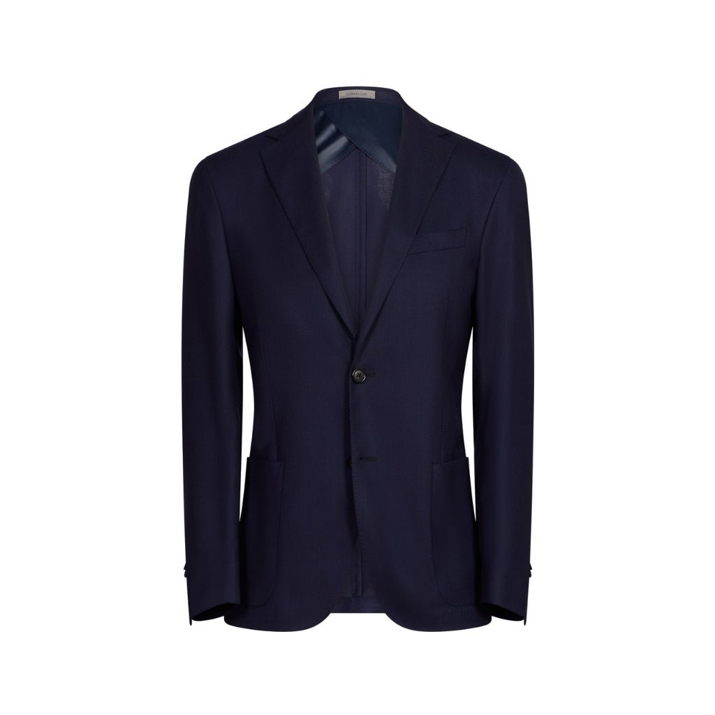 CORNELIANI Washable Wool Blazer NAVY REG - Henry Bucks