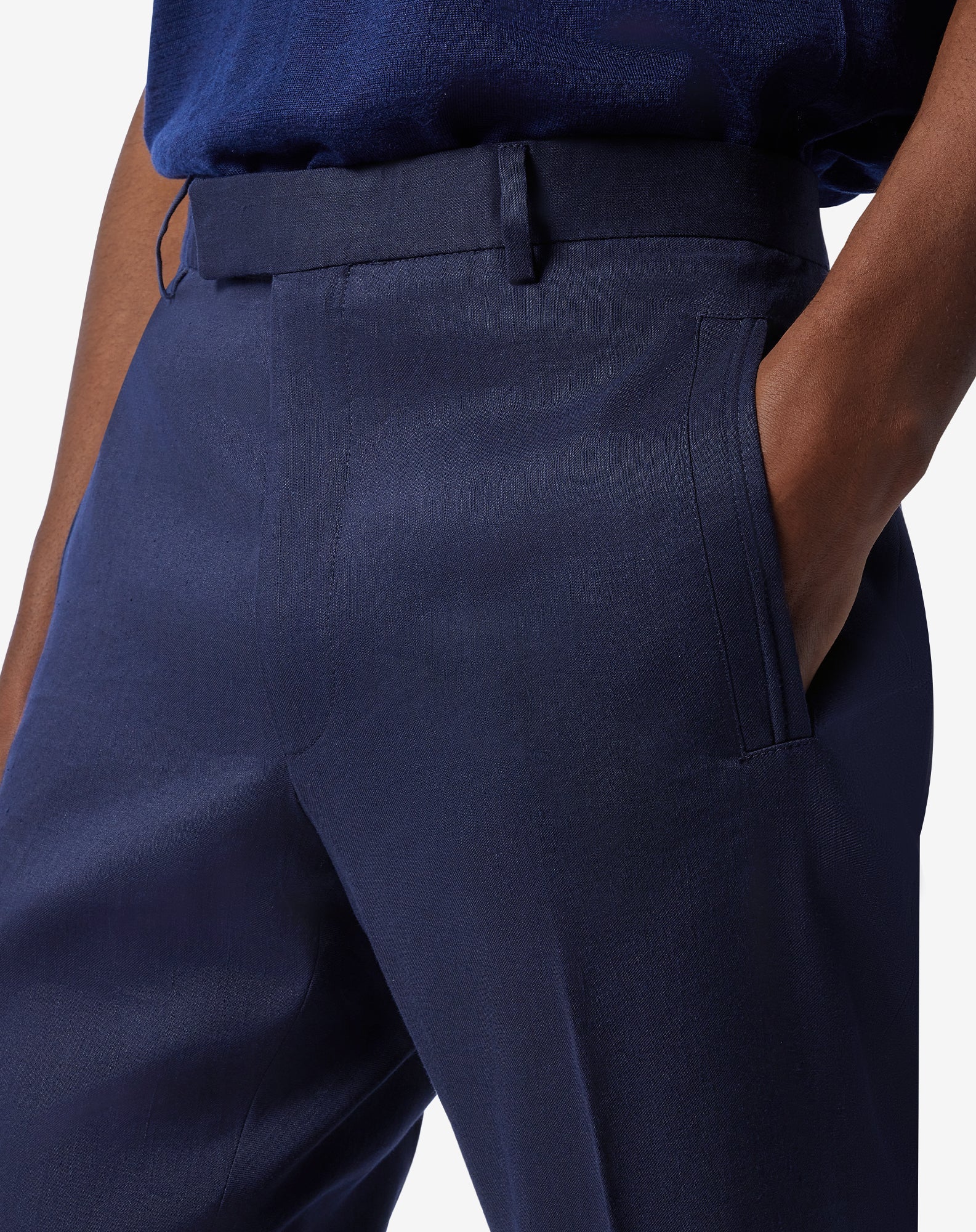 CORNELIANI Welt Pocket Chino NAVY REG - Henry Bucks