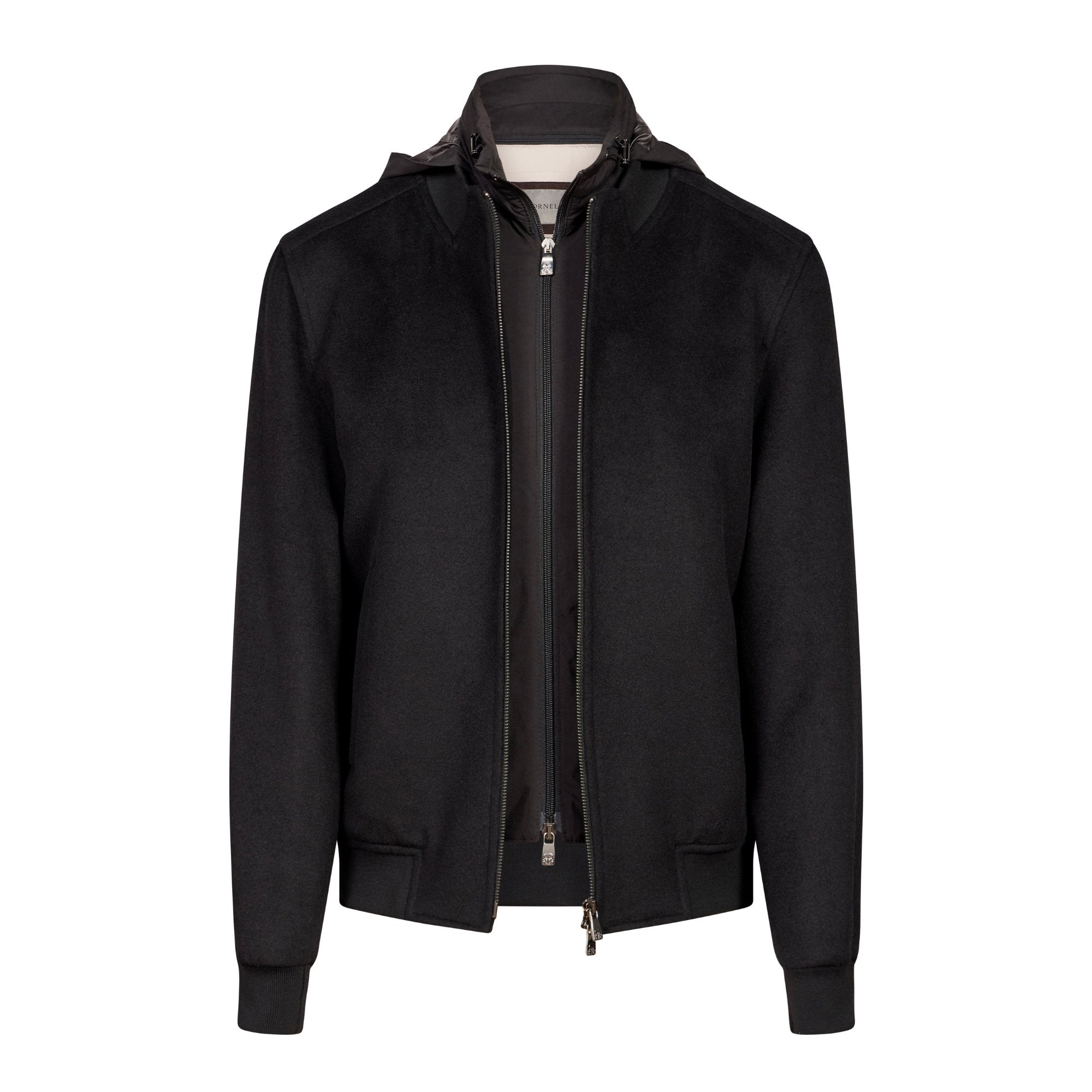 CORNELIANI Wool Bomber Jacket BLACK REG - Henry BucksCasual Jackets38AW240068 - BLCK - R - 50