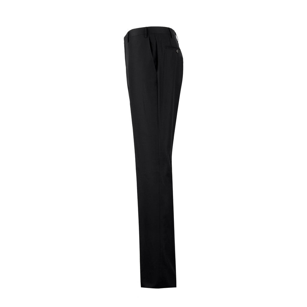 CORNELIANI Wool Cashmere Formal Trouser BLACK - Henry Bucks