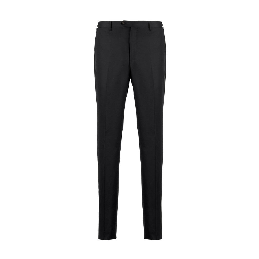 CORNELIANI Wool Cashmere Formal Trouser BLACK - Henry Bucks