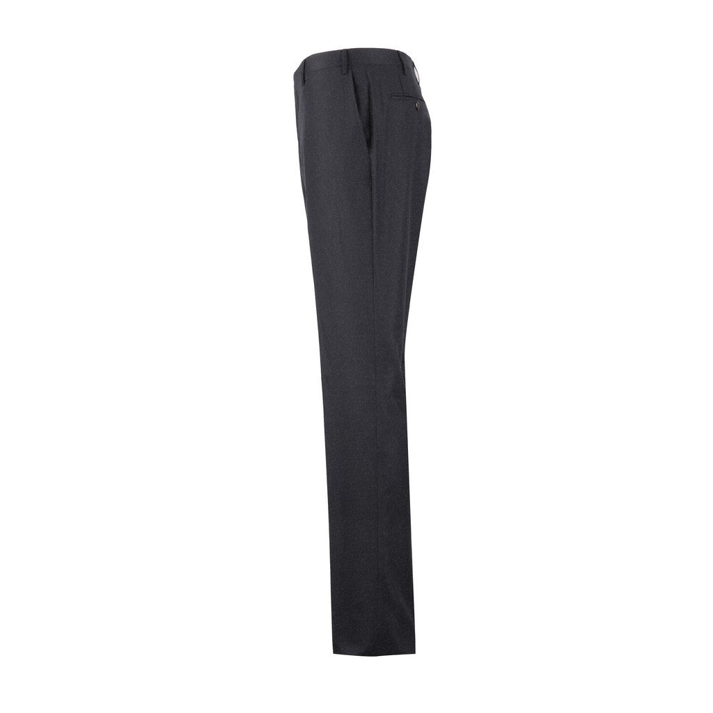 CORNELIANI Wool Cashmere Formal Trouser CHARCOAL - Henry Bucks