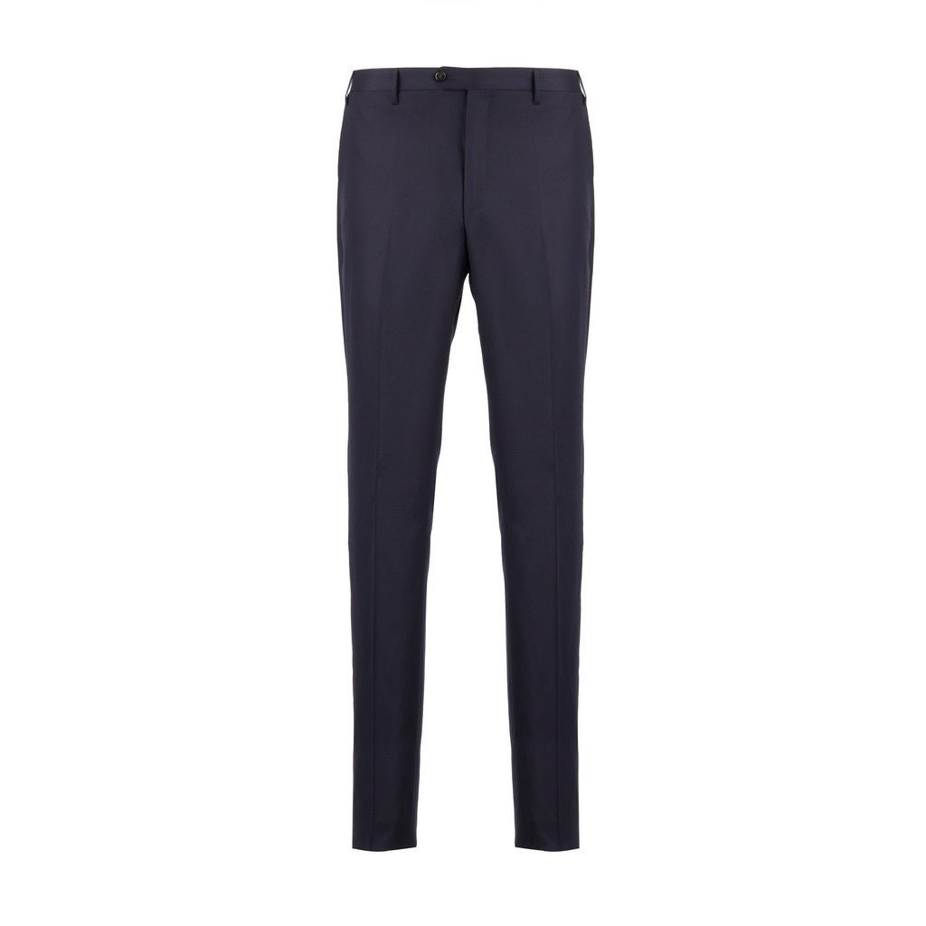 CORNELIANI Wool Cashmere Formal Trouser NAVY - Henry Bucks