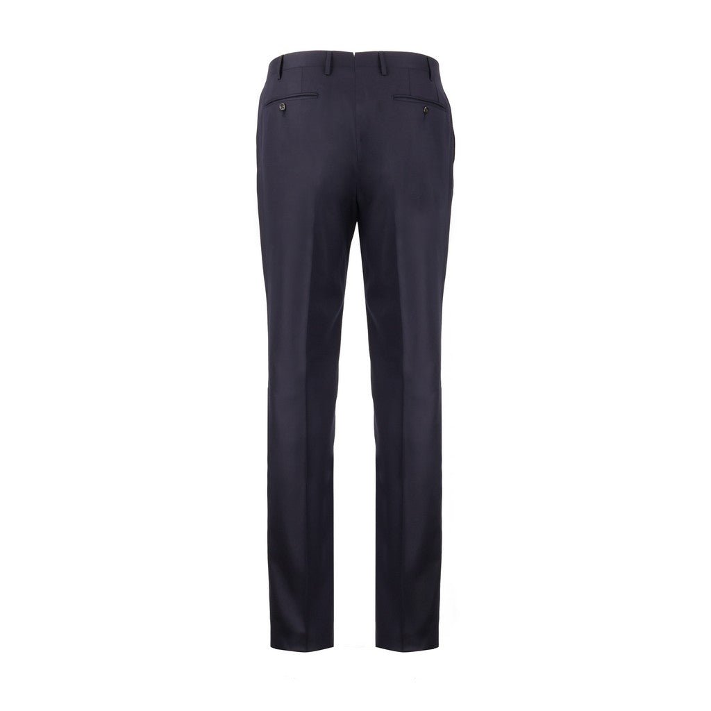 CORNELIANI Wool Cashmere Formal Trouser NAVY - Henry Bucks