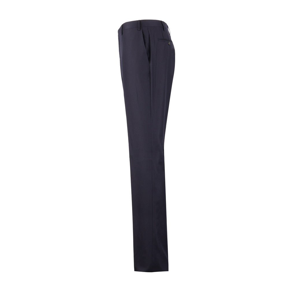 CORNELIANI Wool Cashmere Formal Trouser NAVY - Henry Bucks