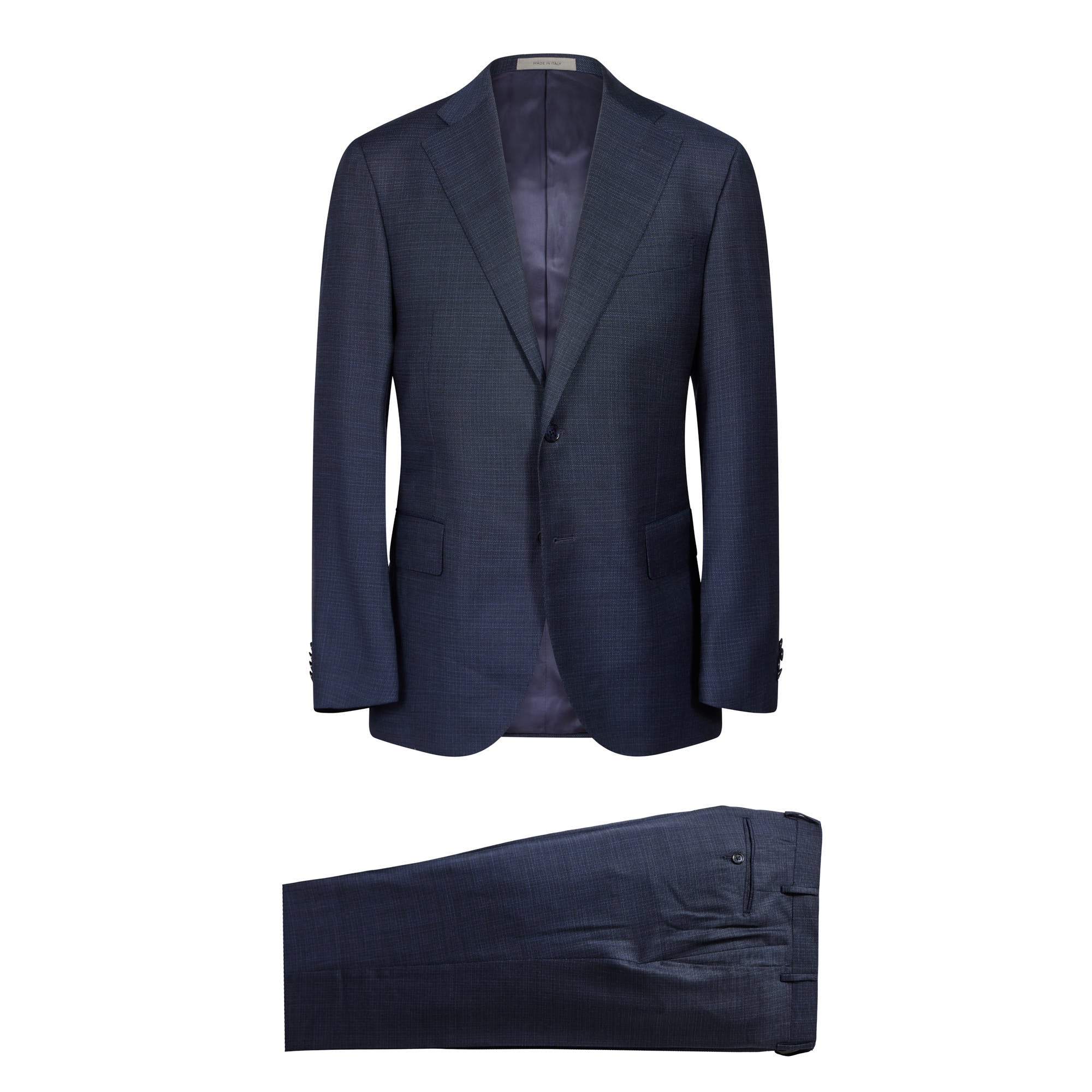 CORNELIANI Wool Stretch Suit NAVY REG - Henry BucksSuits23AW240223 - NAVY - R - 48