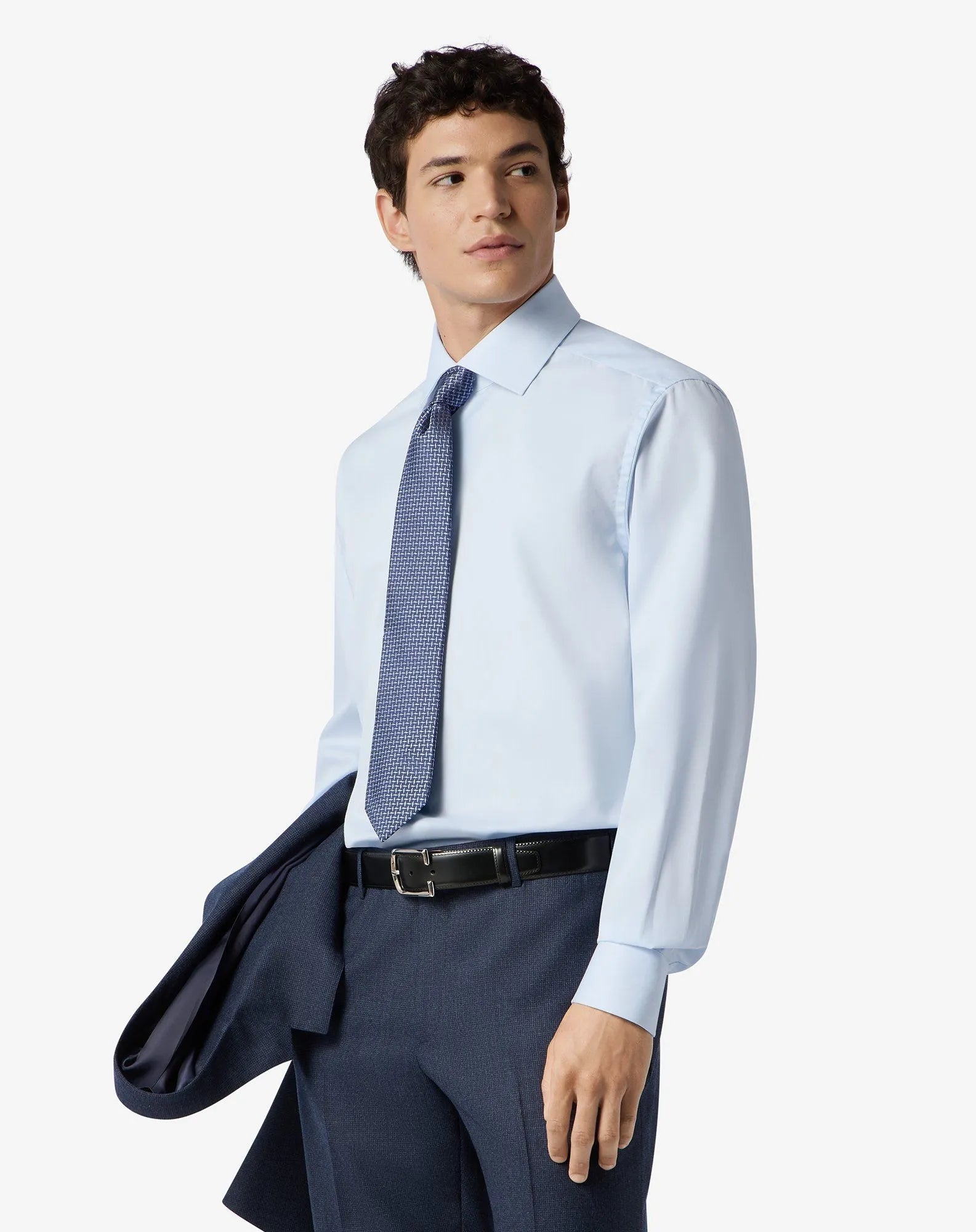 CORNELIANI Wrinkle Free Shirt SKY - Henry Bucks