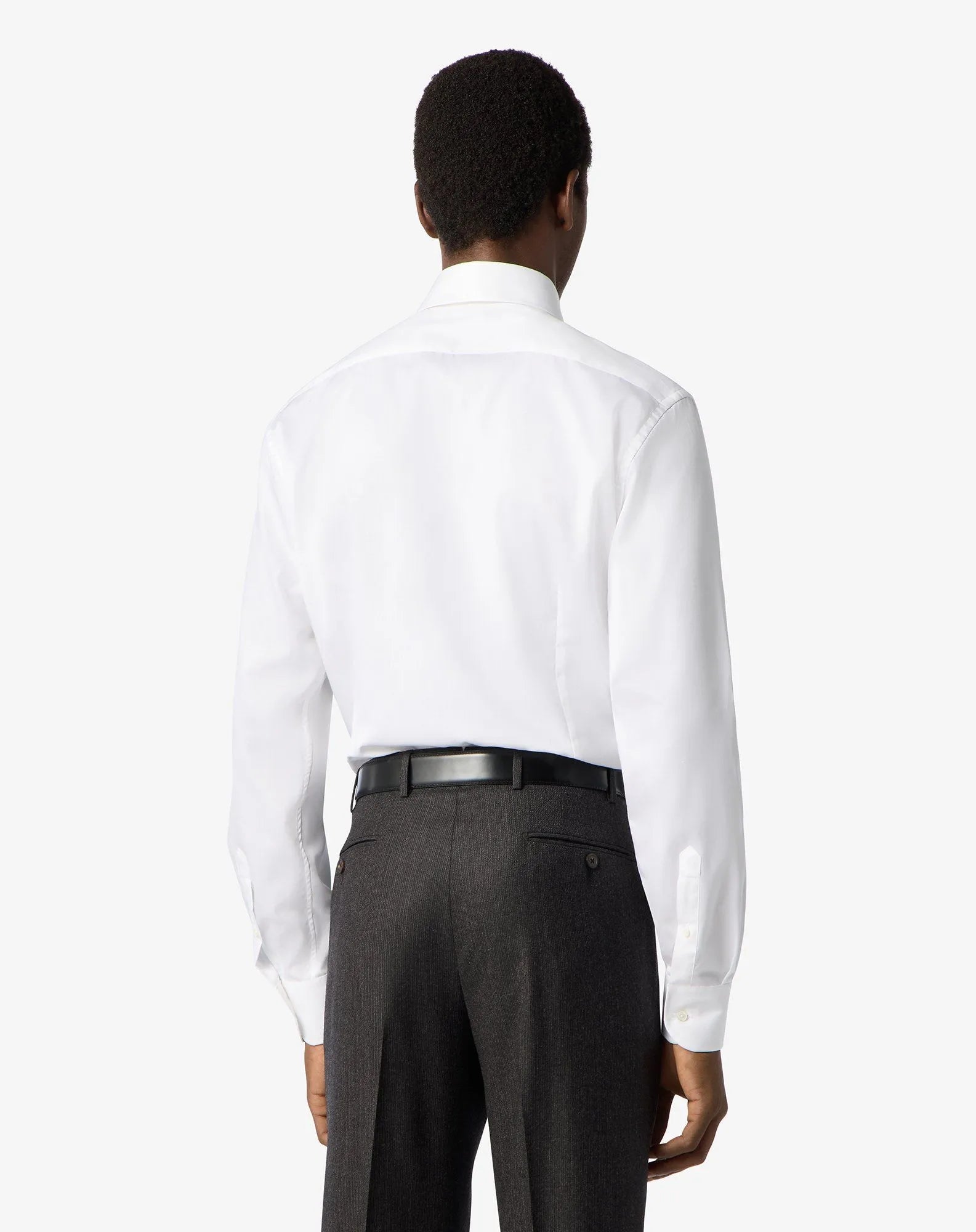 CORNELIANI Wrinkle Free Shirt WHITE - Henry Bucks