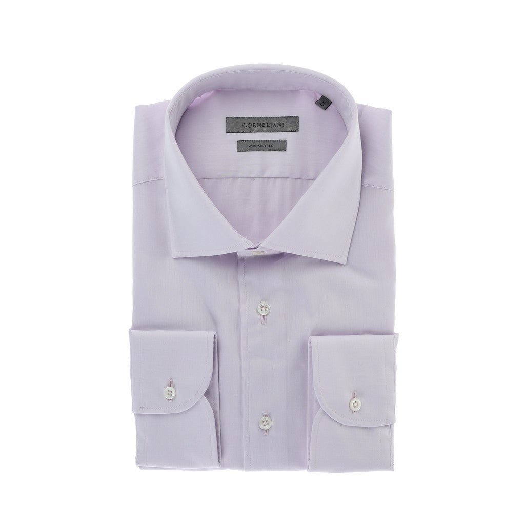 CORNELIANI Wrinkle Free Twill Shirt PINK - Henry Bucks