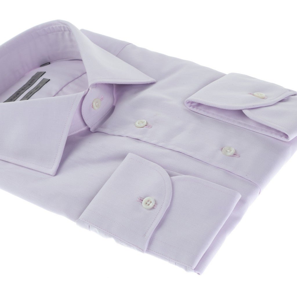 CORNELIANI Wrinkle Free Twill Shirt PINK - Henry Bucks