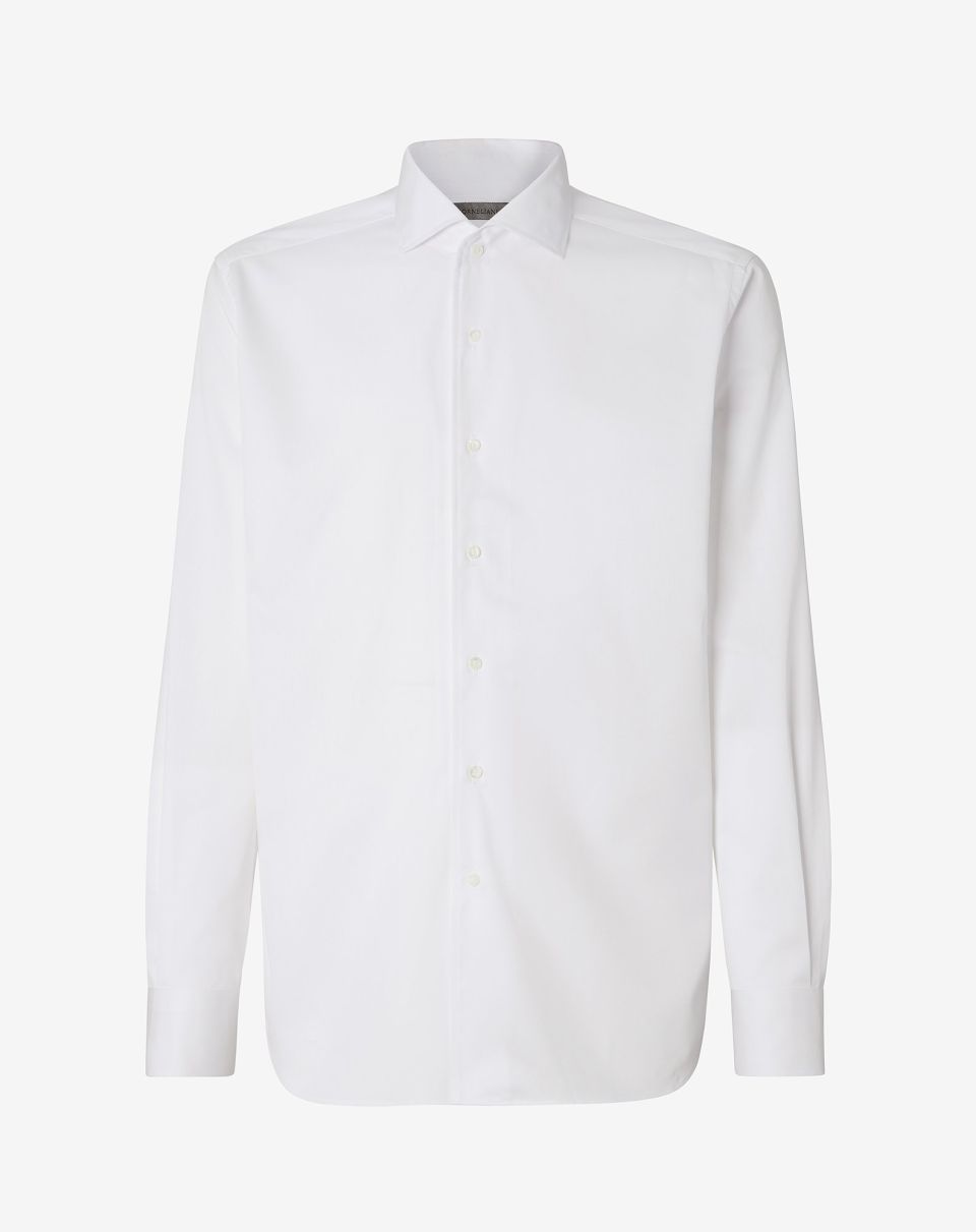 Corneliani FineTwill Shirt in WHITE