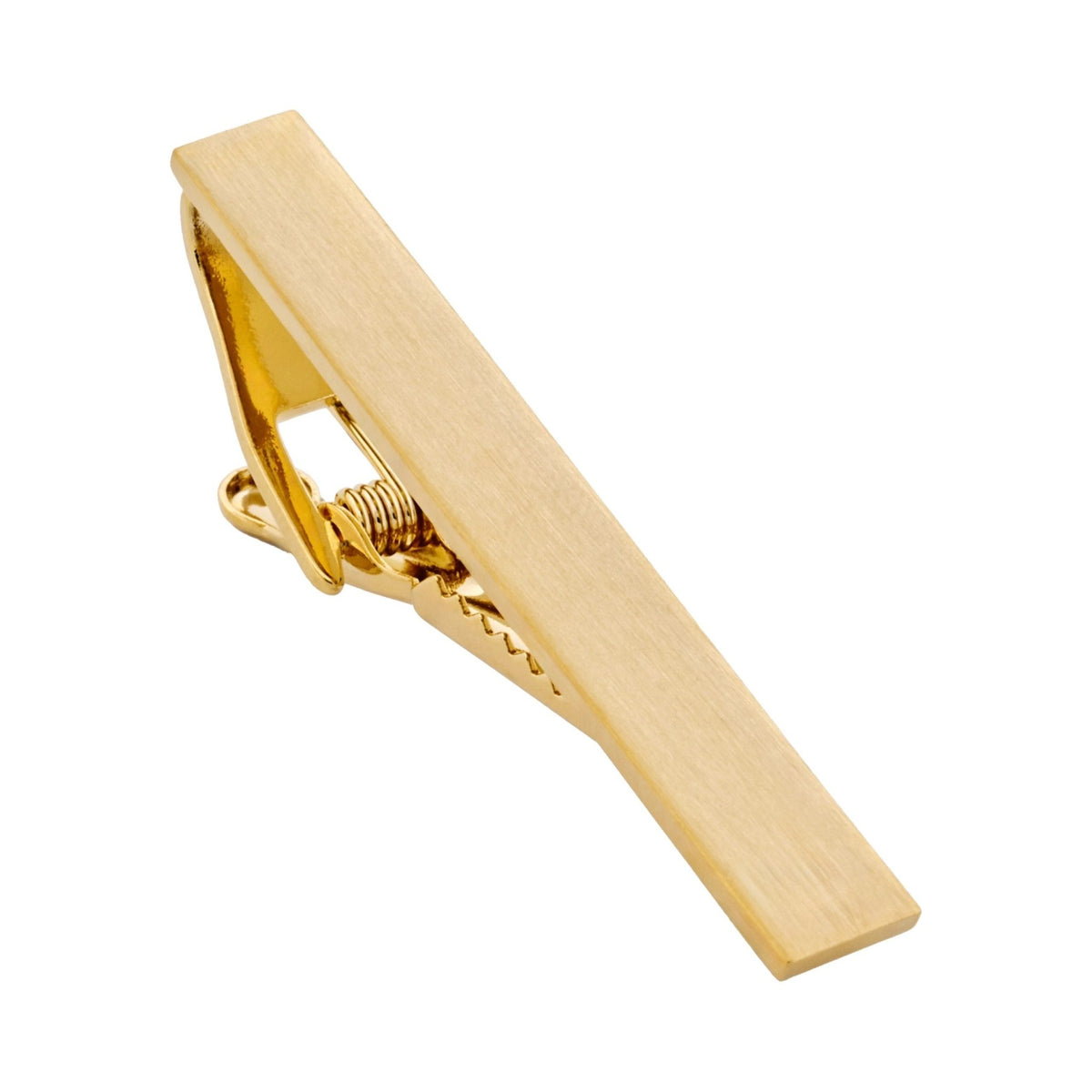 CUDWORTH Brushed Gold Plated Tie Clip - Henry Bucks