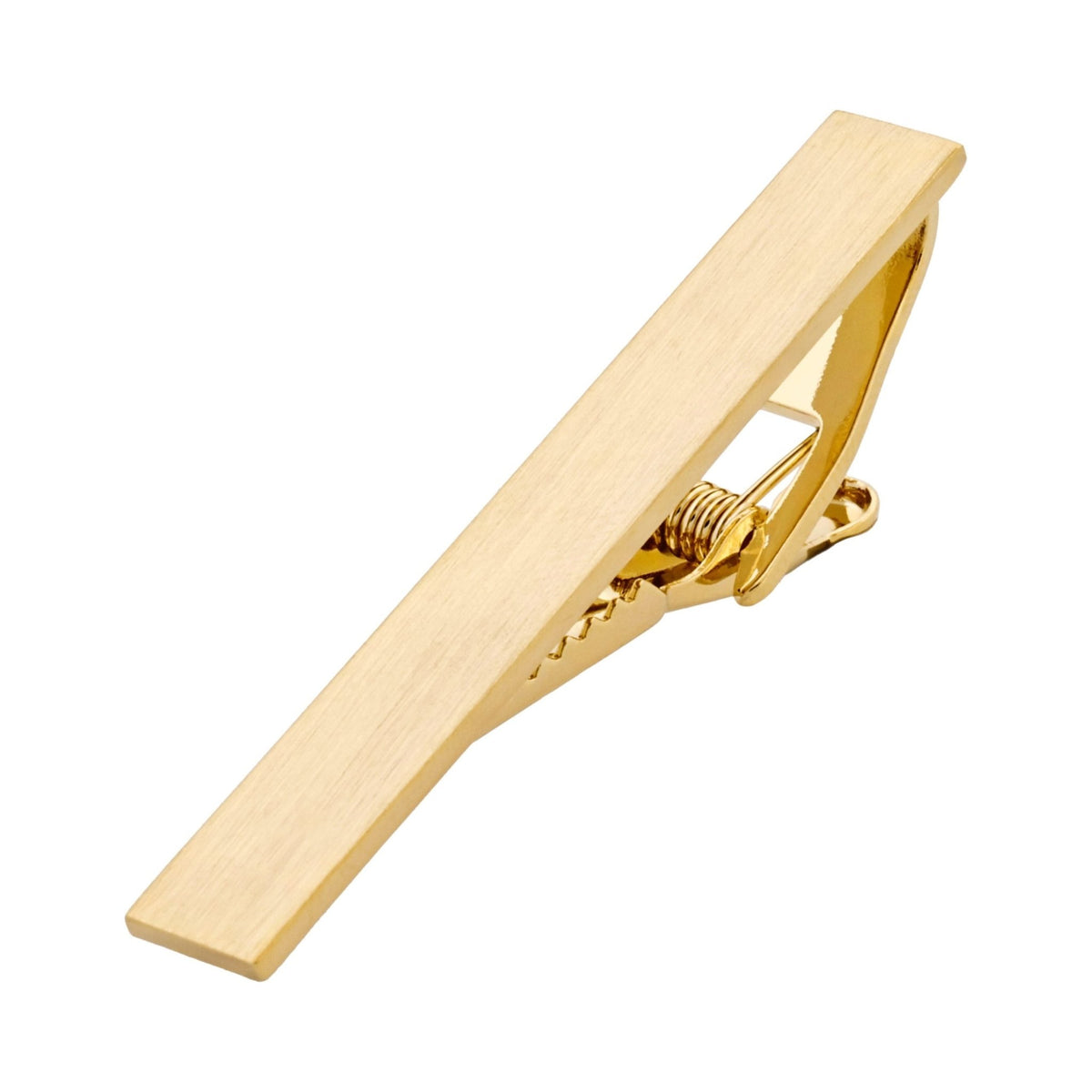 CUDWORTH Brushed Gold Plated Tie Clip - Henry Bucks