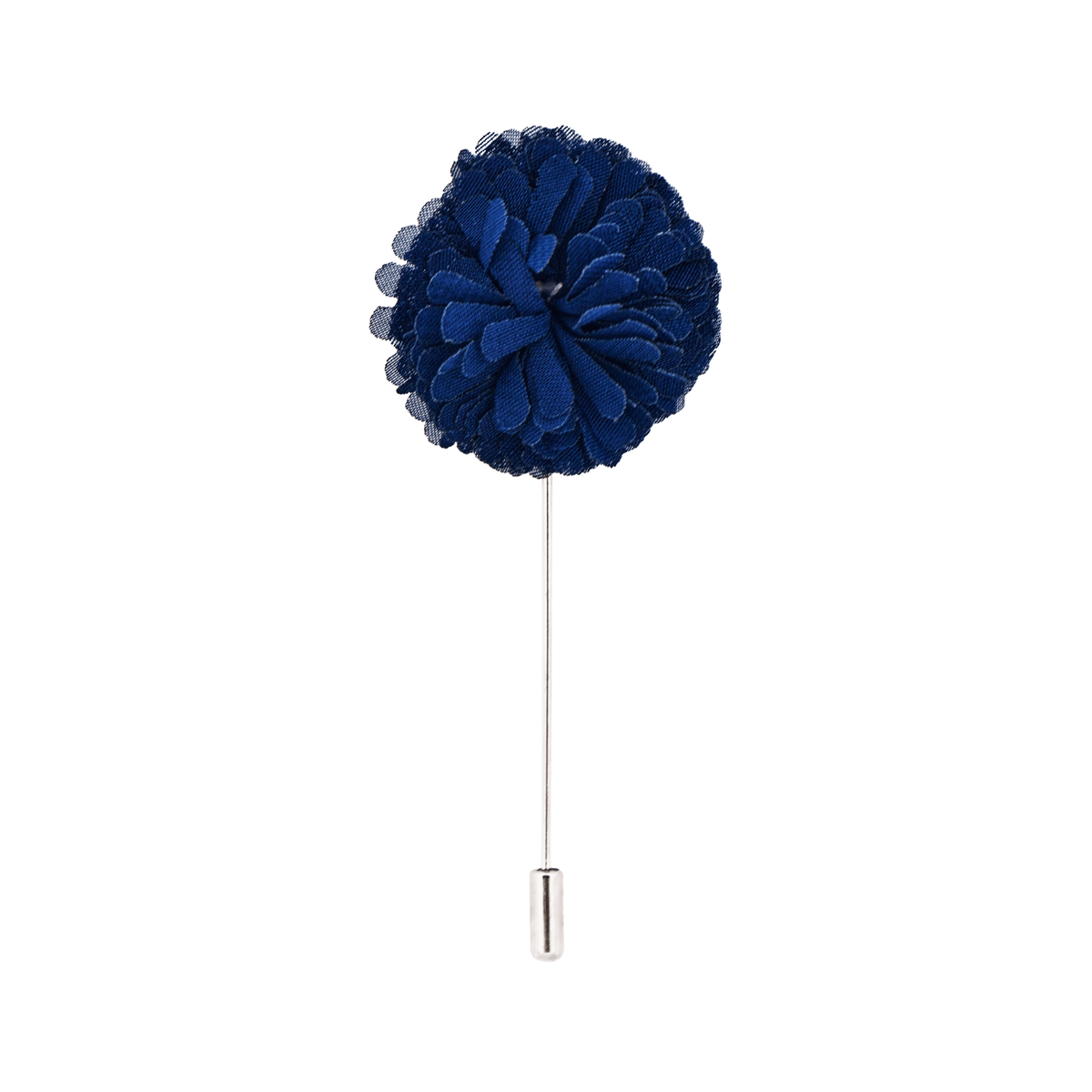 CUDWORTH Flower Lapel Pin PETROL BLUE - Henry Bucks