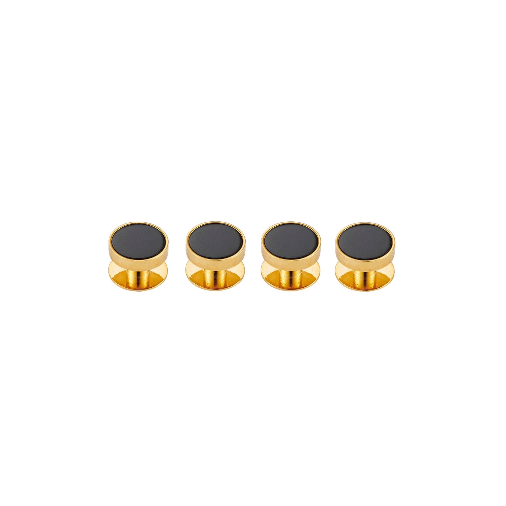 Cudworth Gold Plated/Black 4PC Stud Set - Henry BucksStud Set52AW230001