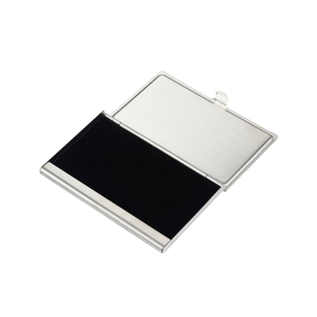 CUDWORTH Plaid Steel Card Case Stainless Steel - Henry Bucks