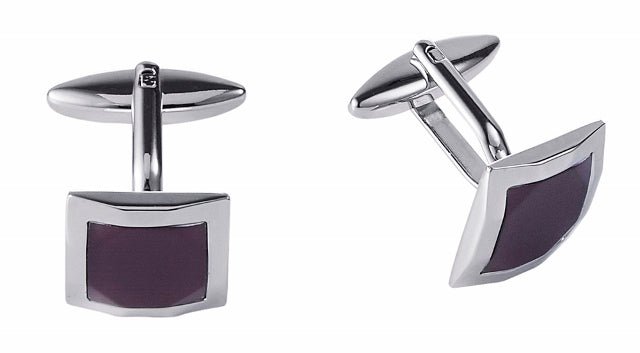 Cudworth Purple Cat's Eye Cufflinks - Henry BucksCufflinks52AW230030