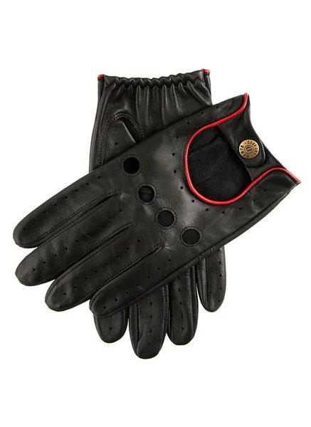 DENTS Delta Driving Gloves BLACK/RED - Henry BucksGloves52AW225049 - BLKRED - 7 1/2 S