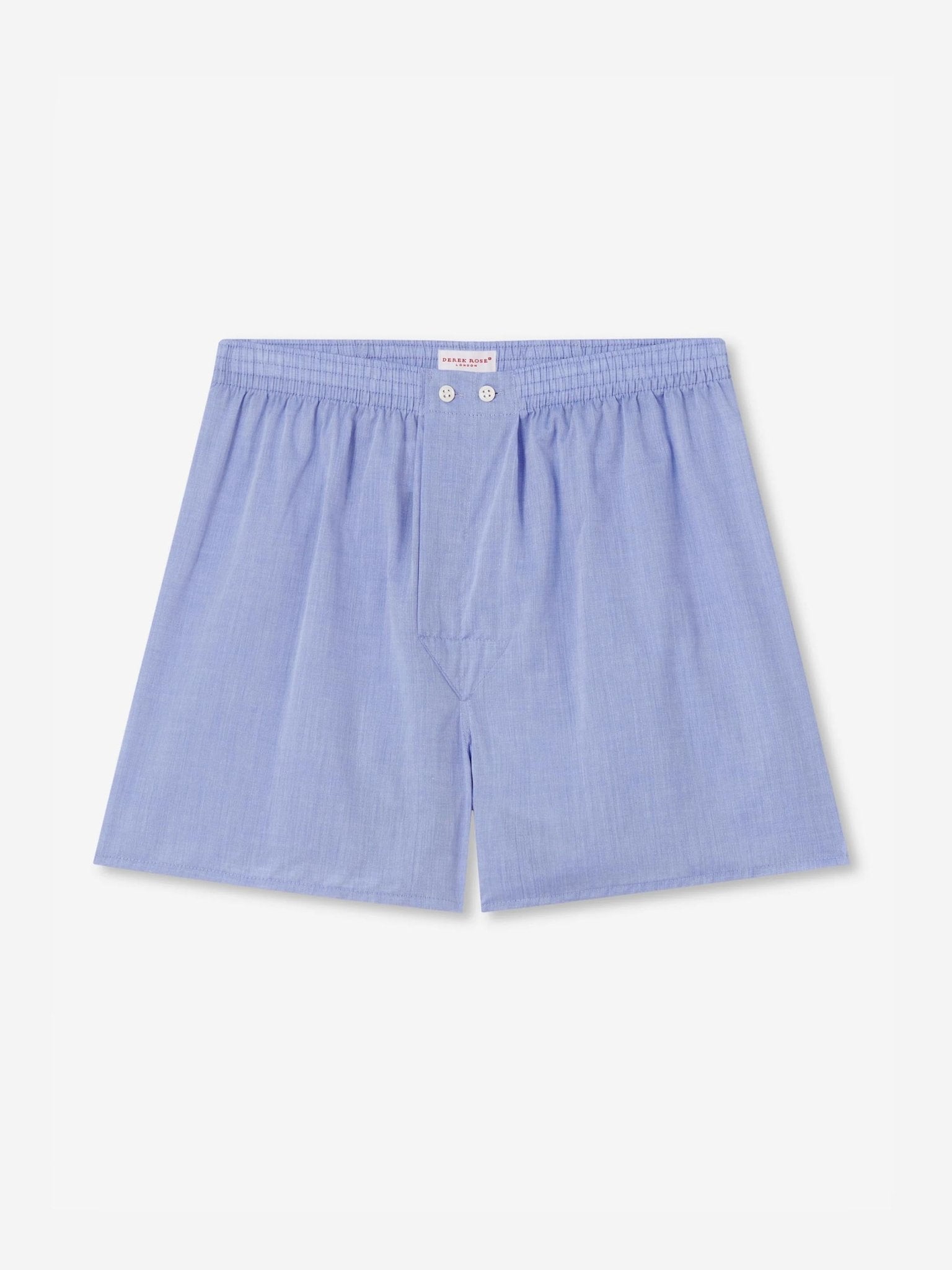 DEREK ROSE Cotton Short Pyjama BLUE - Henry Bucks