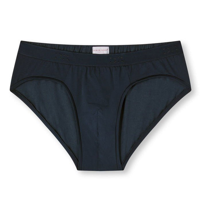 DEREK ROSE Pima Cotton Brief BLACK - Henry BucksBoxers20SS230004 - BLCK - M