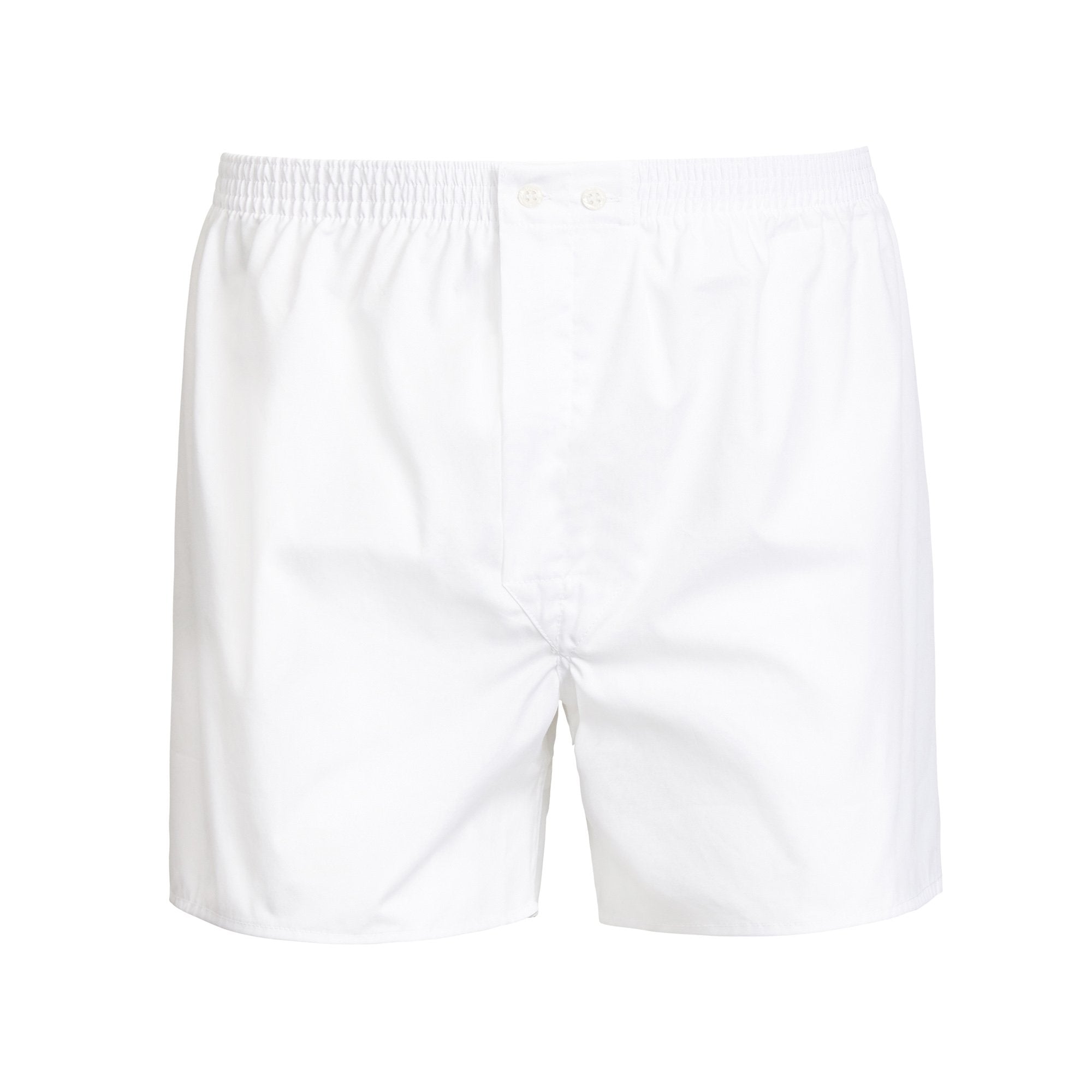 DEREK ROSE Savoy Cotton Classic Boxer - Henry BucksBoxers2000262 - WHTE - SM