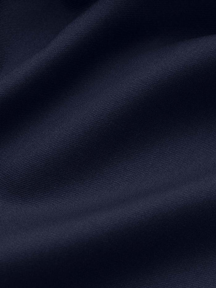 DEREK ROSE Wool Dressing Gown NAVY - Henry Bucks