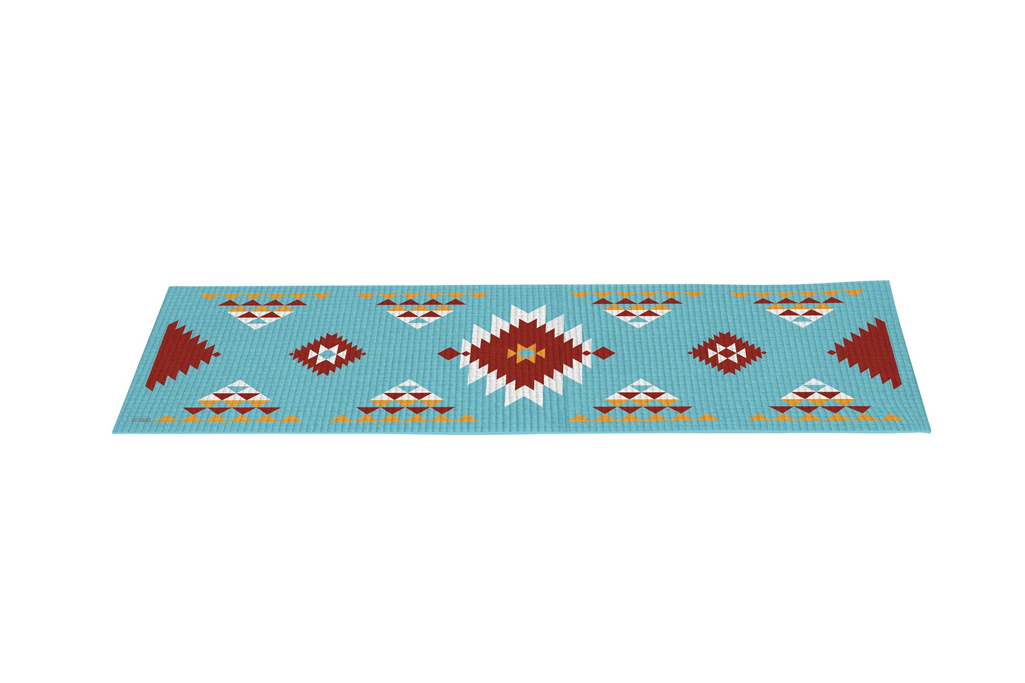 DOIY Yoga Mat Navajo TEAL/RED - Henry Bucks