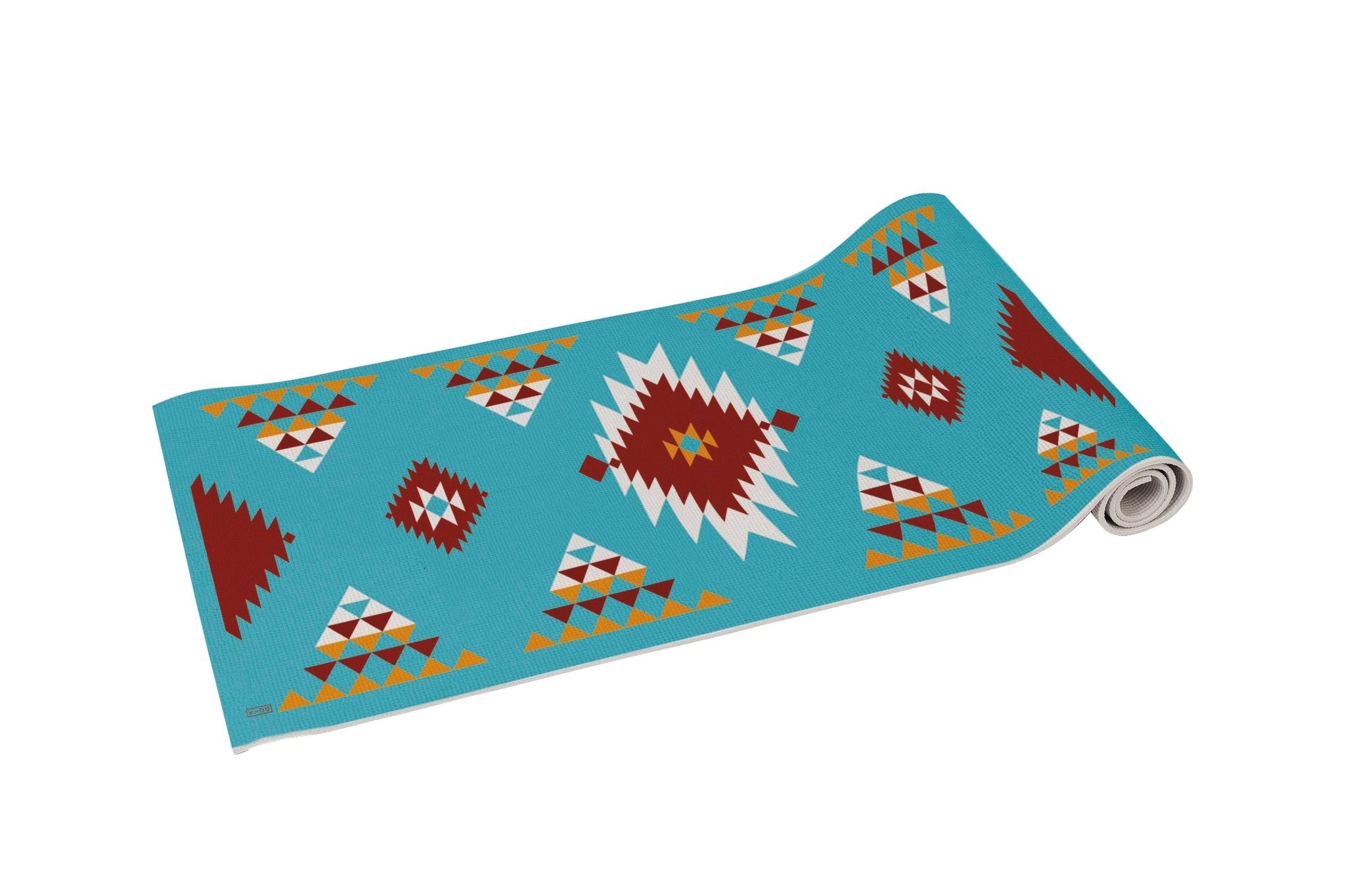 DOIY Yoga Mat Navajo TEAL/RED - Henry Bucks