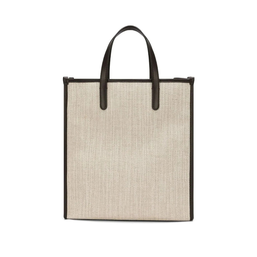 DOLCE & GABBANA Man Canvas Bag BEIGE BROWN - Henry Bucks
