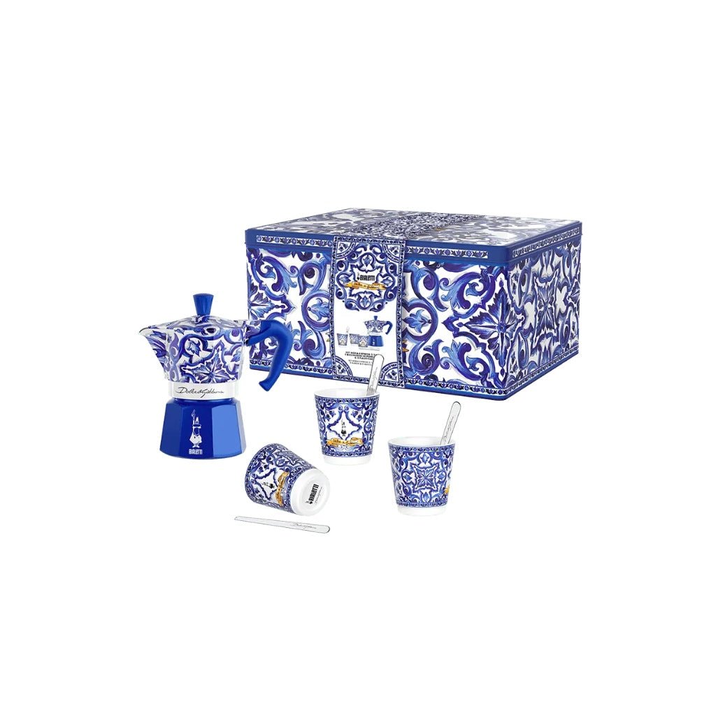 DOLCE & GABBANA Moka Autentico Gift Set BLUE/WHITE - Henry Bucks