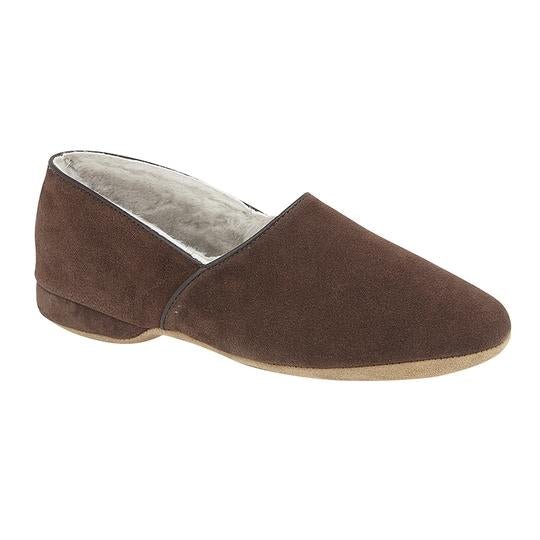 DRAPER ANTON Suede Slipper BROWN - Henry BucksSlippers80AW2102 - BROWN - 6