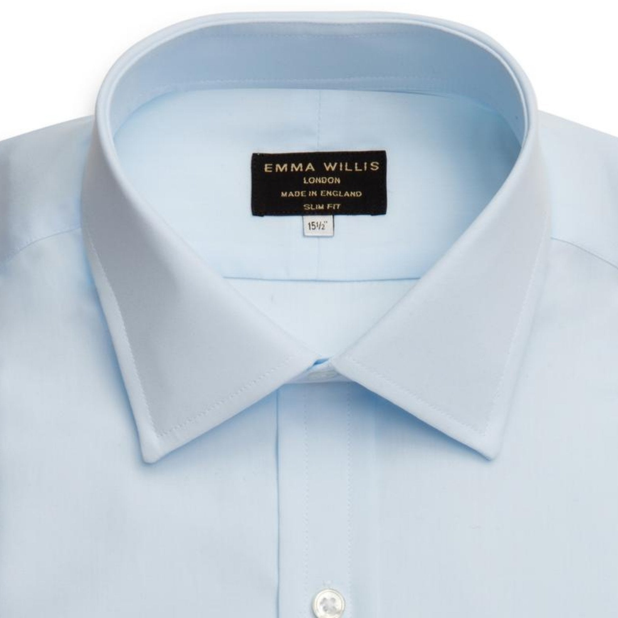 Emma Willis Ice Blue Superior Cotton Shirt - Henry BucksShirts01SS200003 - ICEBLU - 38