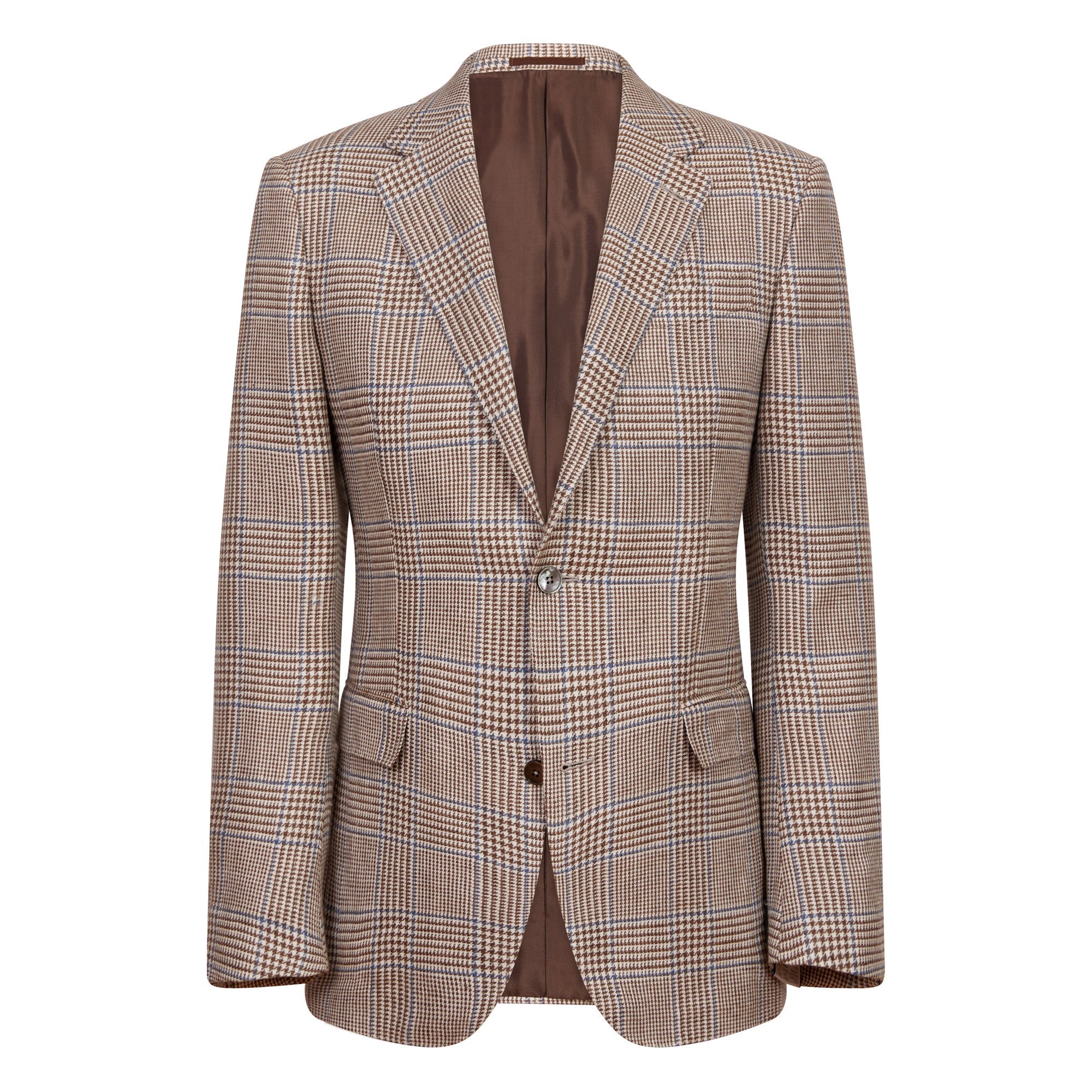 ERMENEGILDO ZEGNA Crossover Milano Blazer Jacket BROWN TWEED REG - Henry BucksBlazers33SS220011 - BRWTWEED - R - 50