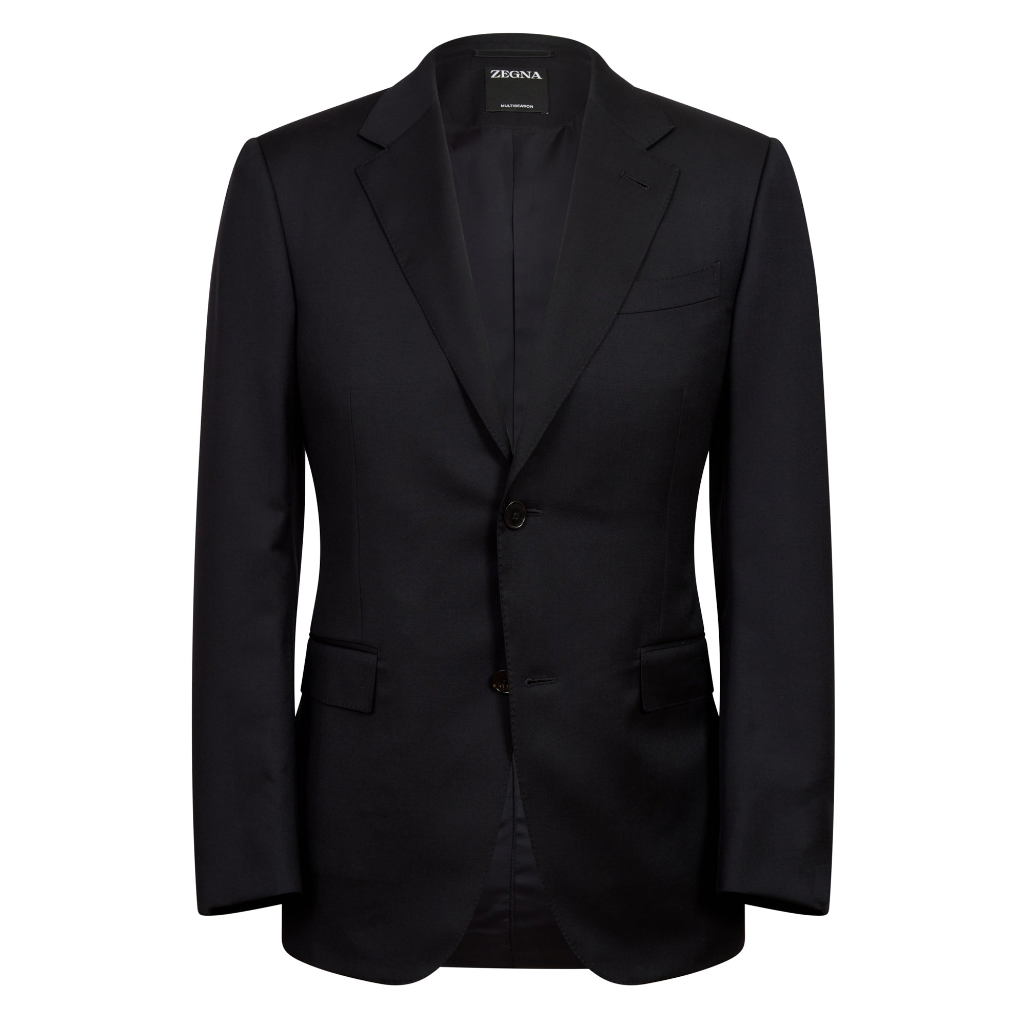 ERMENEGILDO ZEGNA Multi Season Sartorial Suit BLACK REG - Henry BucksSuits23AW231203 - BLCK - R - 48