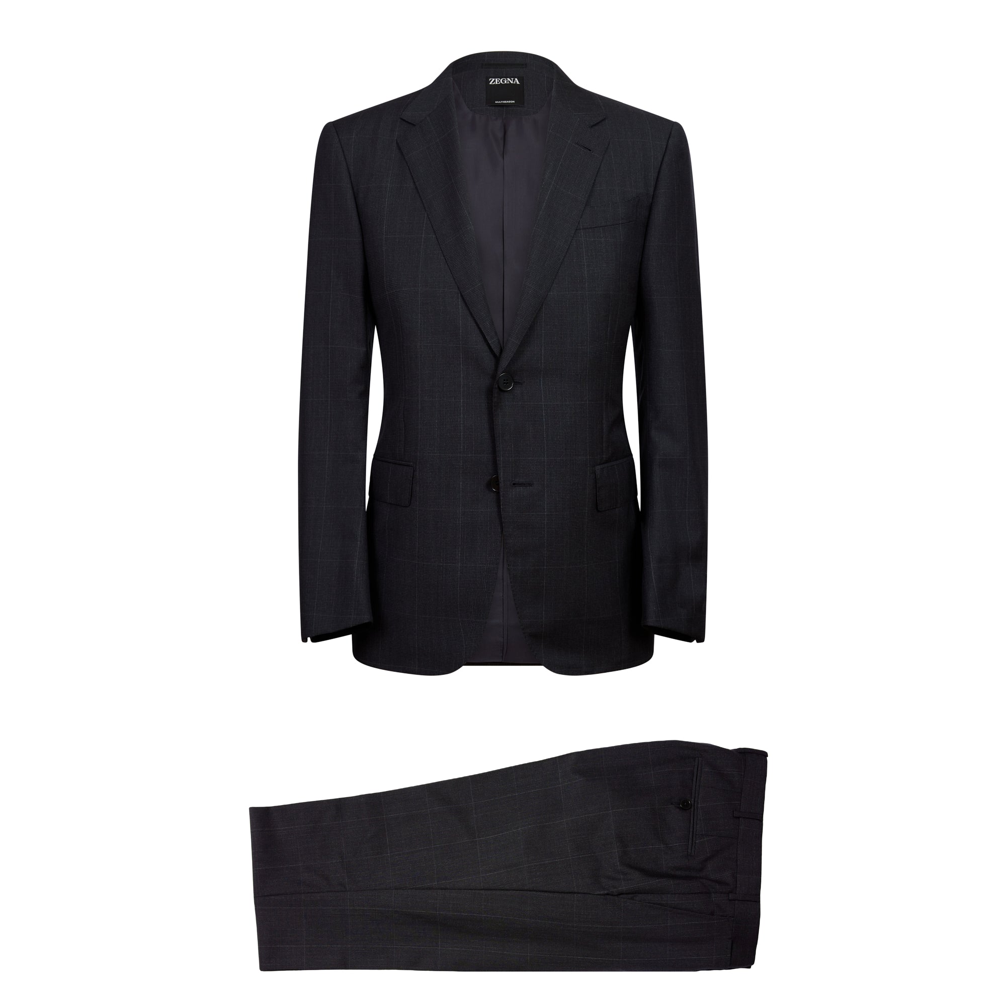 ERMENEGILDO ZEGNA Multi Season Sartorial Suit DARK GREY REG - Henry BucksSuits23AW231206 - DGRY - R - 48