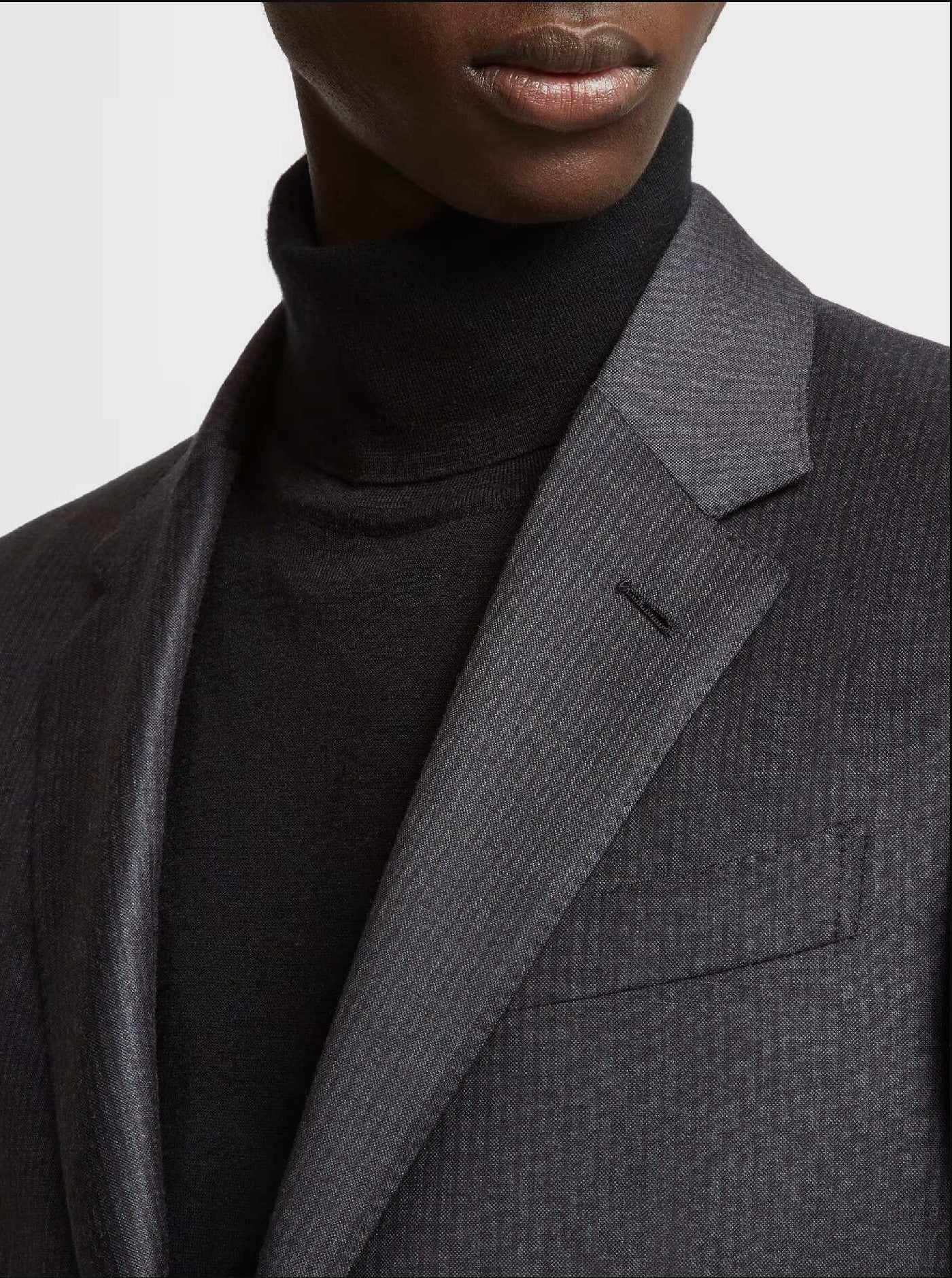 ERMENEGILDO ZEGNA Multi Season Sartorial Suit GREY REG - Henry BucksSuits23AW231204 - GREY - R - 48