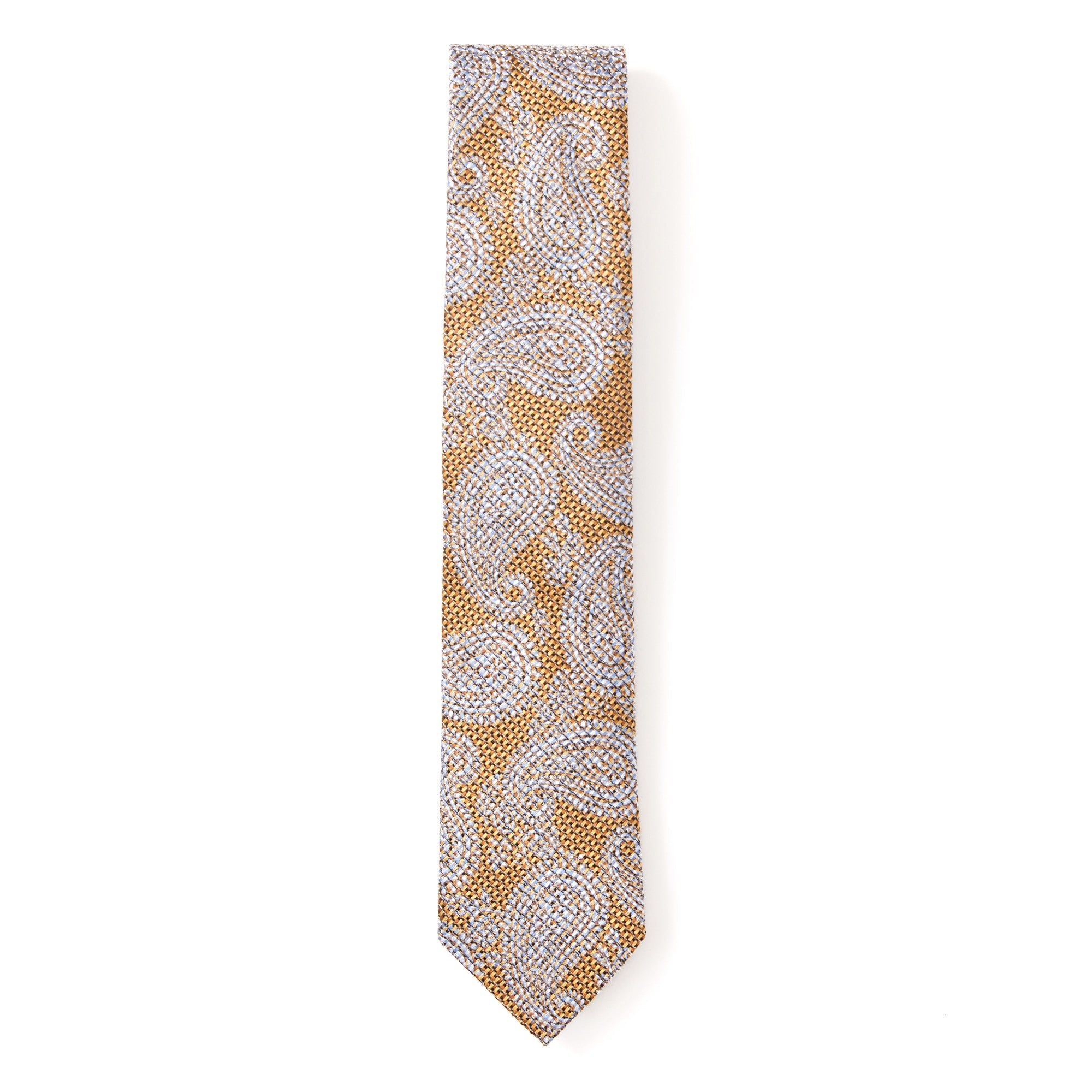 ERMENEGILDO ZEGNA Pagile Tie YELLOW - Henry BucksTies13SS220004 - YELL