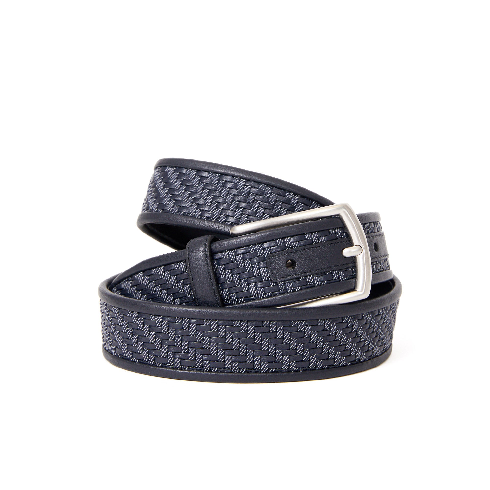 ERMENEGILDO ZEGNA Pelletessuta™ Belt BLACK - Henry BucksBelts35SS220001 - BLCK - 95