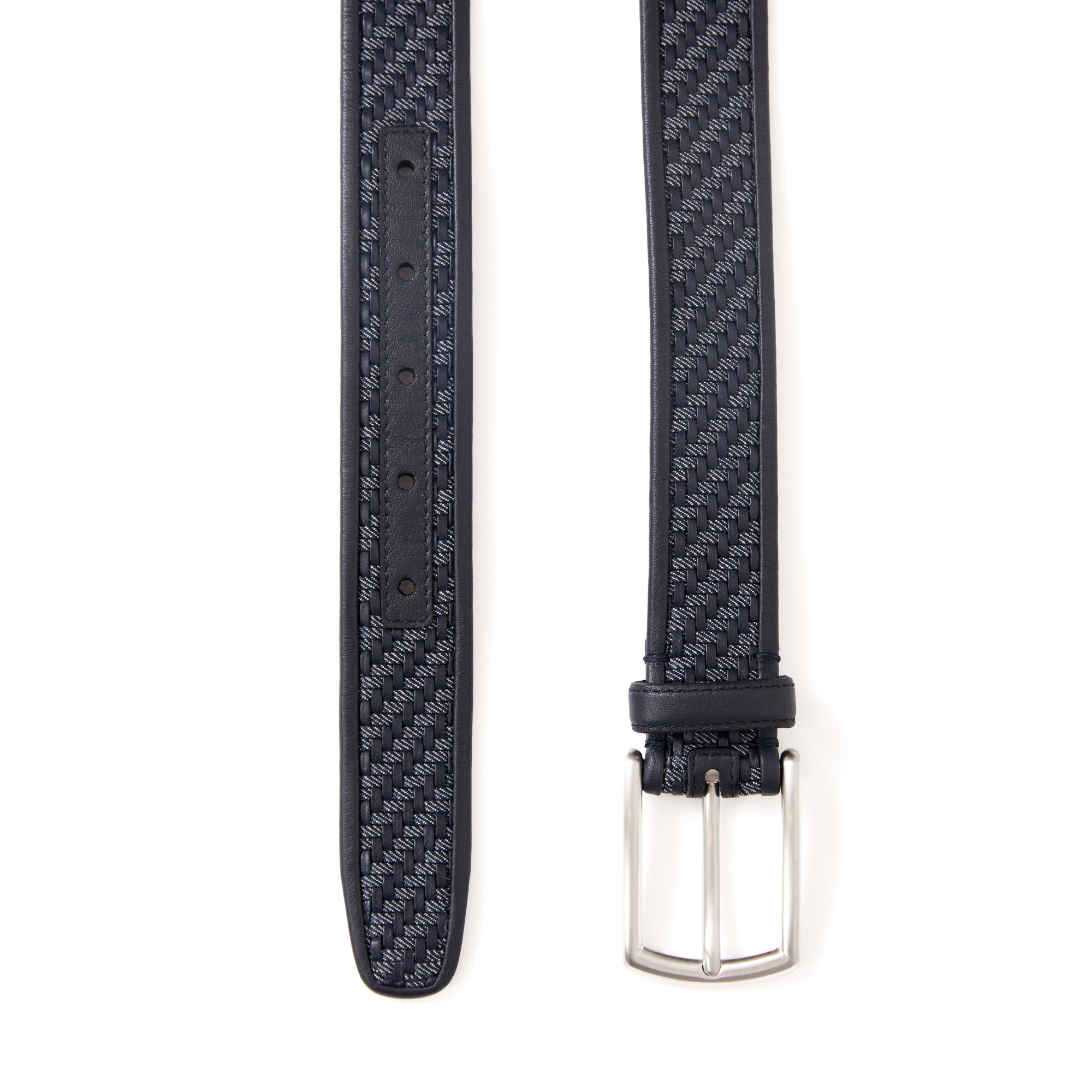 ERMENEGILDO ZEGNA Pelletessuta™ Belt BLACK - Henry BucksBelts35SS220001 - BLCK - 95