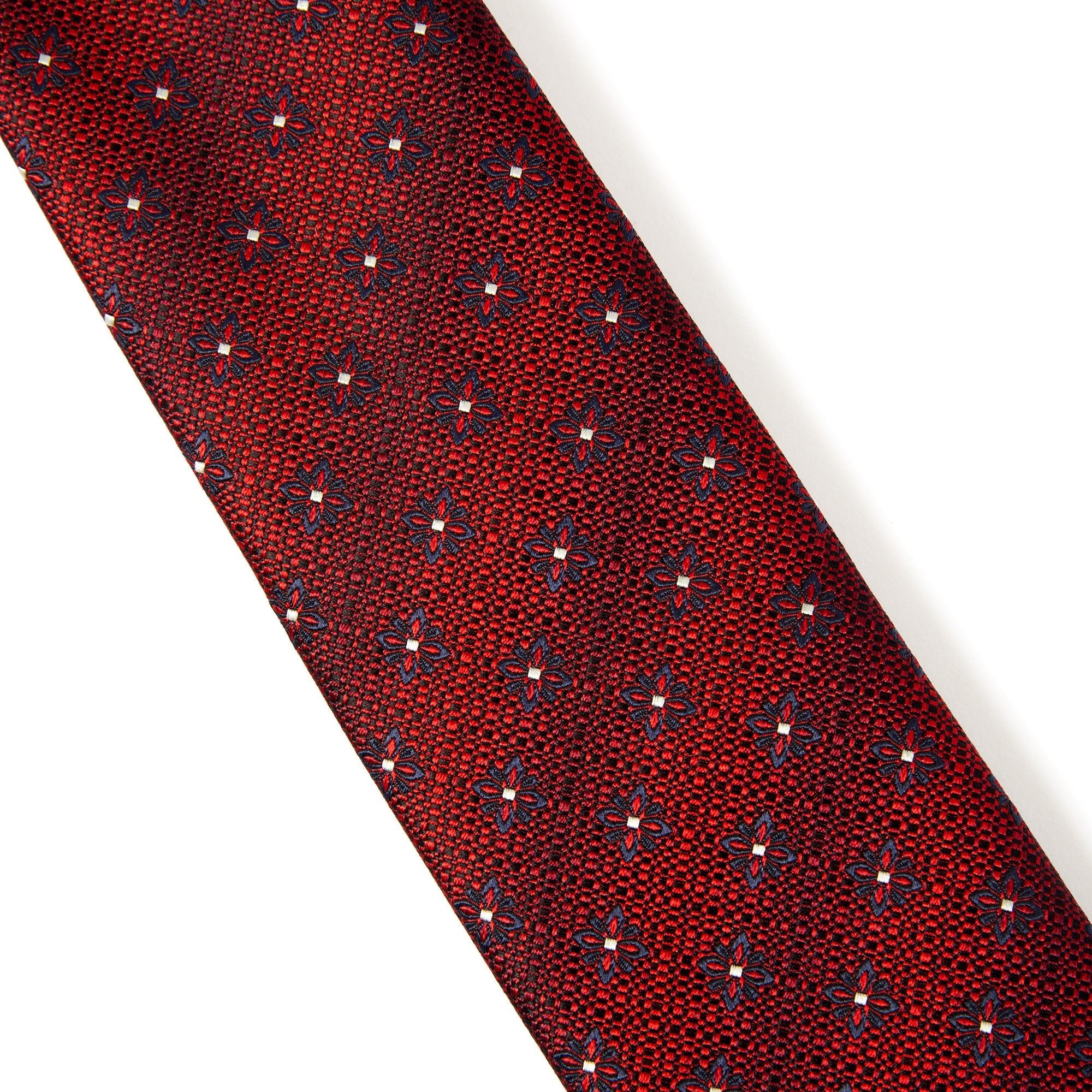 ERMENEGILDO ZEGNA Printed Degrade Tie DARK RED - Henry BucksTies13SS220001 - DKRED